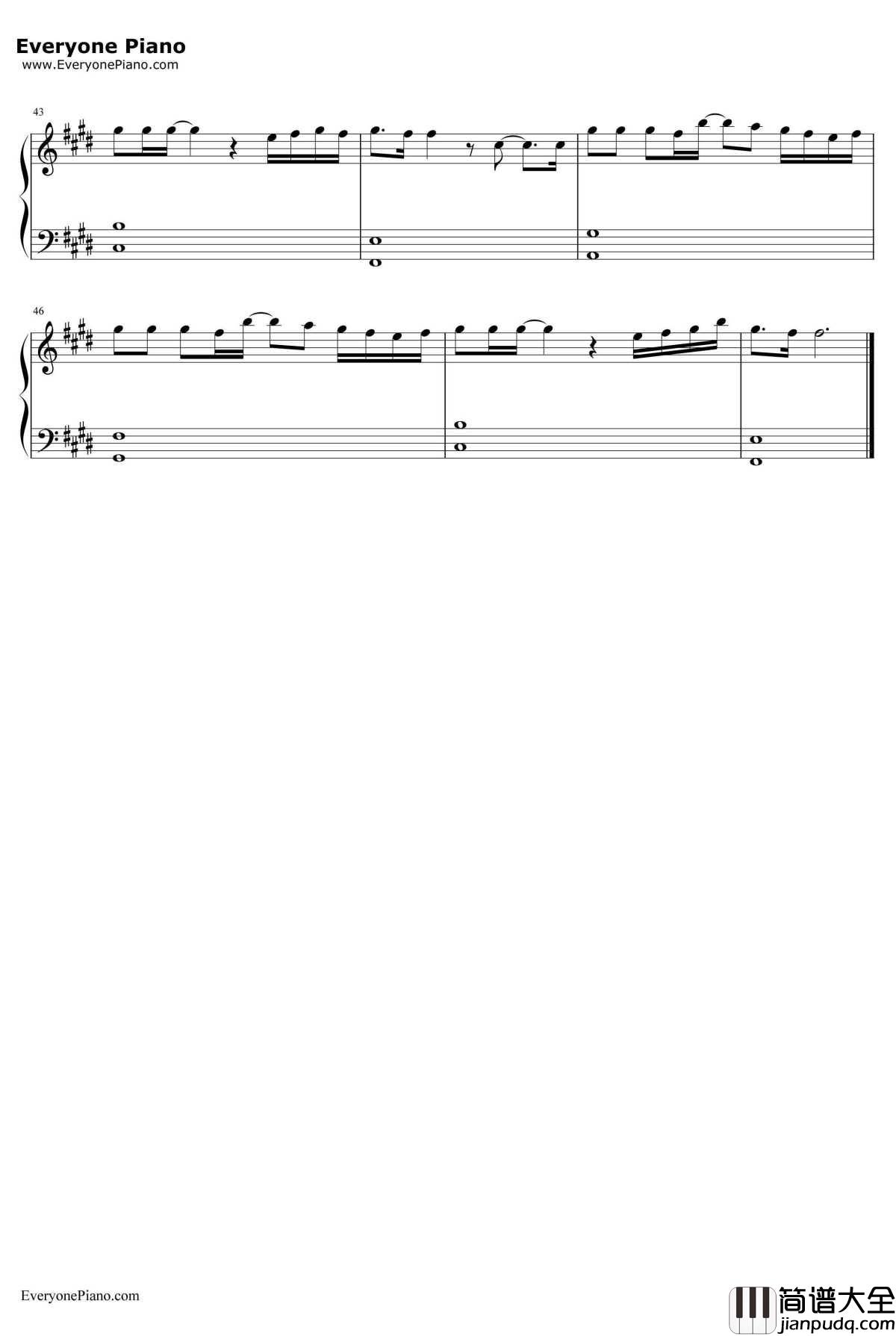 Die_for_You钢琴谱_TheWeeknd