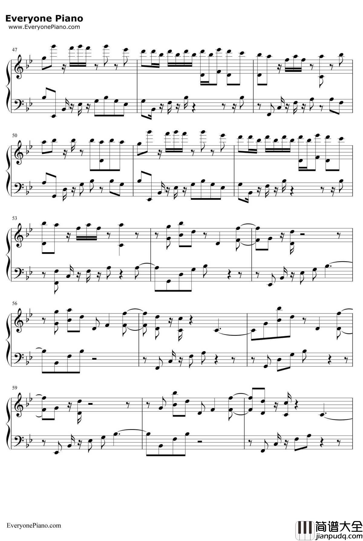 Sky钢琴谱_AlanWalkerandAlexSkrindo