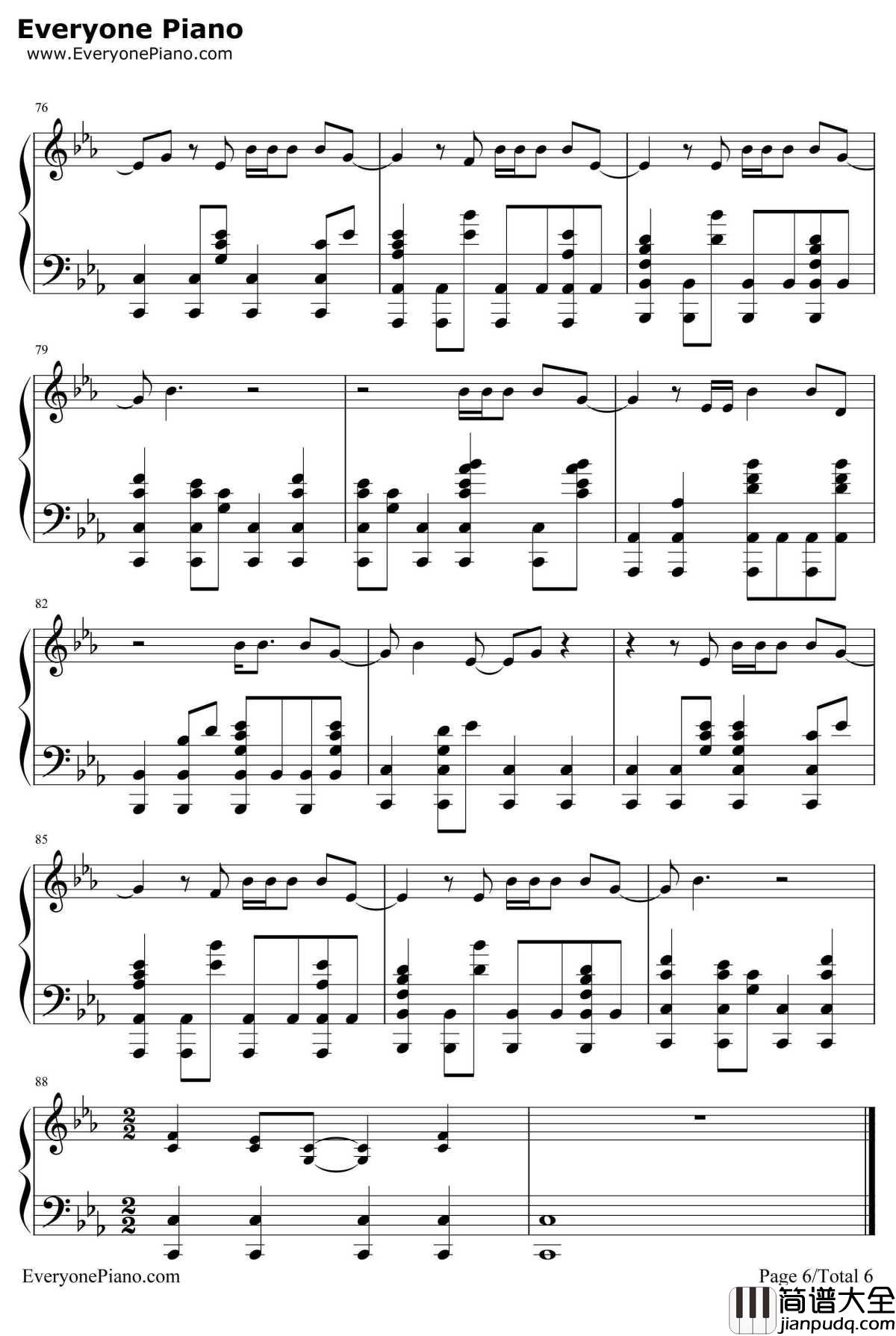 Running_Up_That_Hill钢琴谱_KateBush_RunningUpThatHill