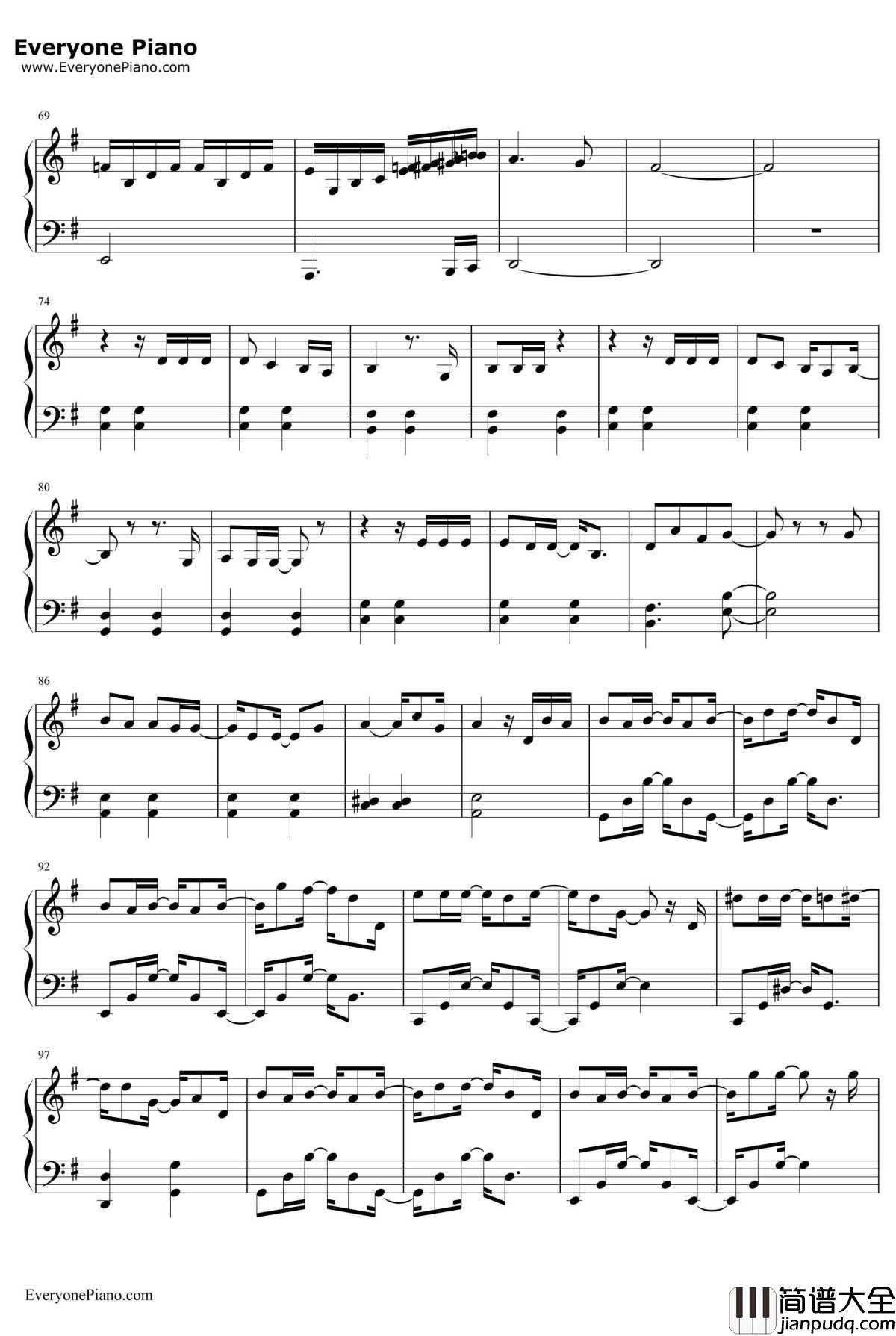 有没有钢琴谱_薛之谦