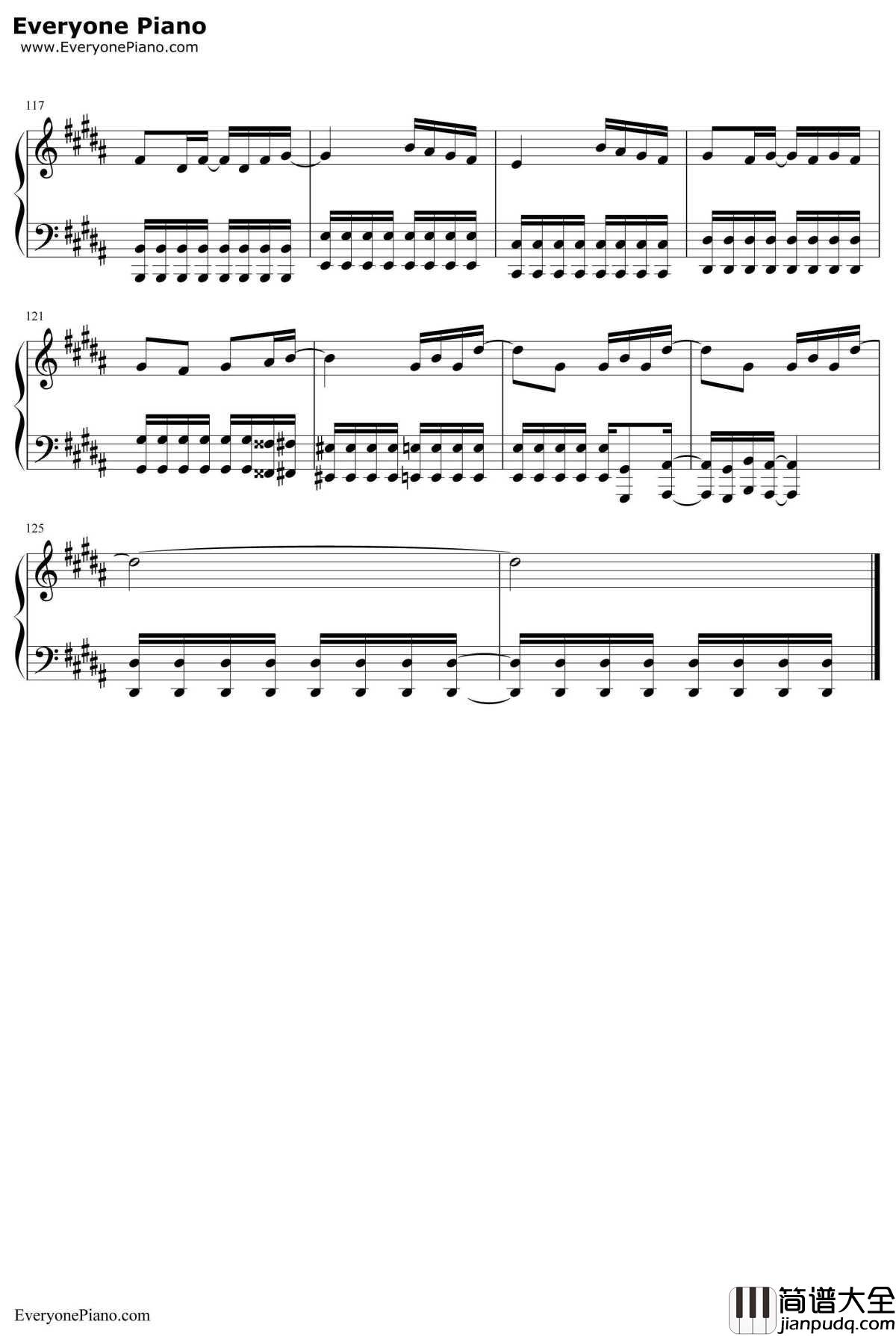 望钢琴谱_赵丽颖&张碧晨_楚乔传片头曲