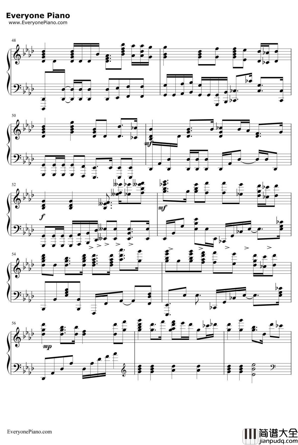 You_Raise_Me_Up钢琴谱_JoshGroban