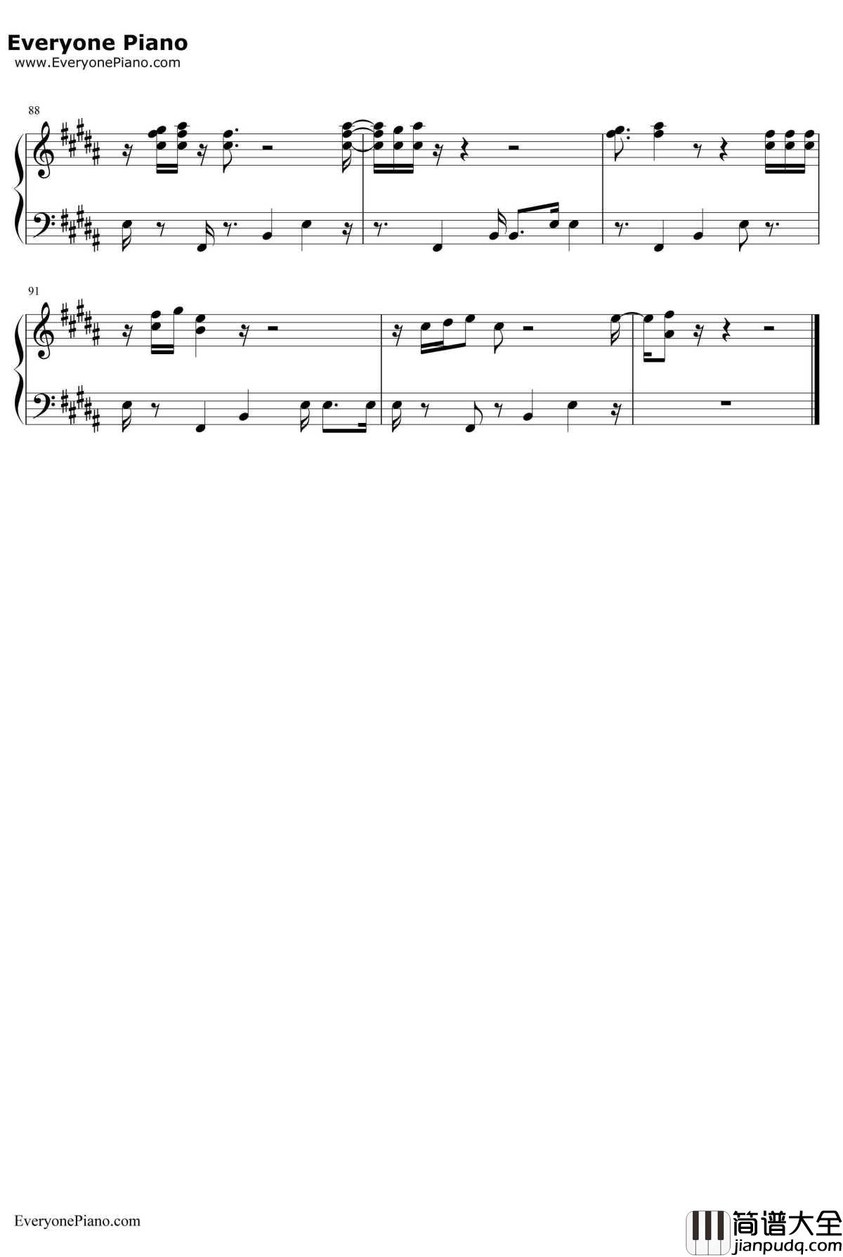 Yellow_Light钢琴谱_PharrellWilliams_神偷奶爸3OST