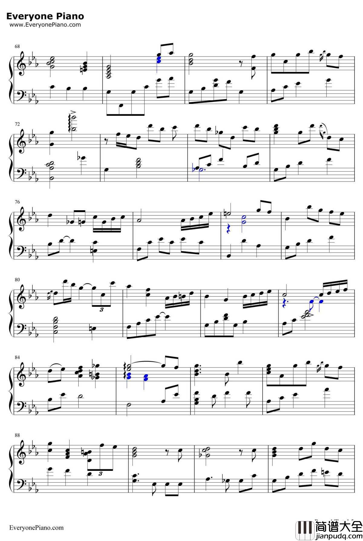 Sleep_Away钢琴谱_BobAcri