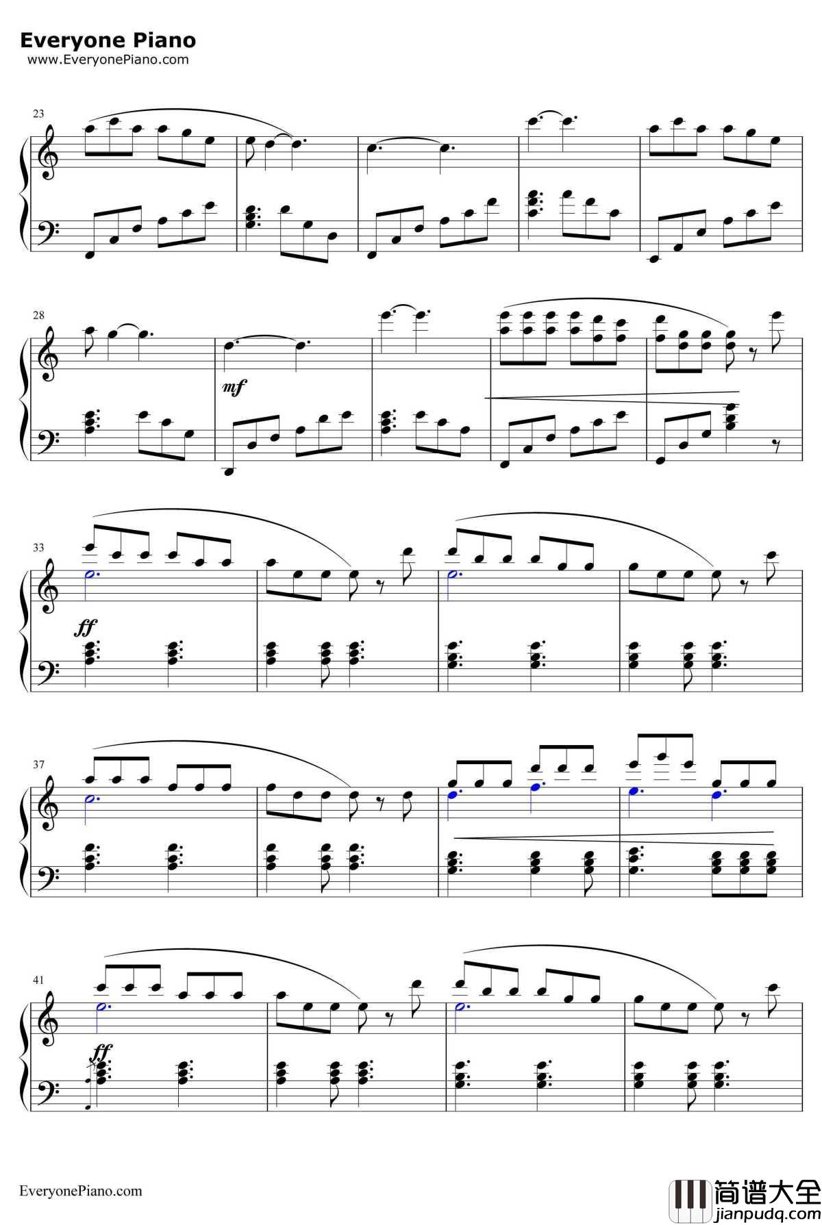 难念的经钢琴谱_周华健_天龙八部主题曲