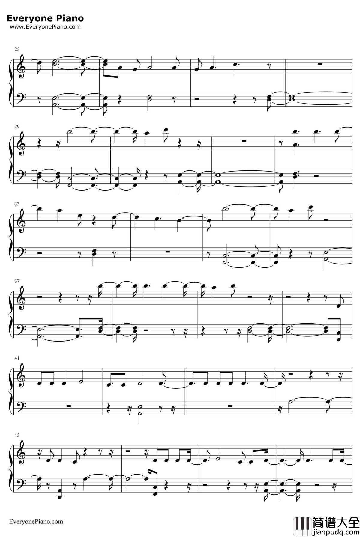 I_Don't_Know_Why钢琴谱_ImagineDragons