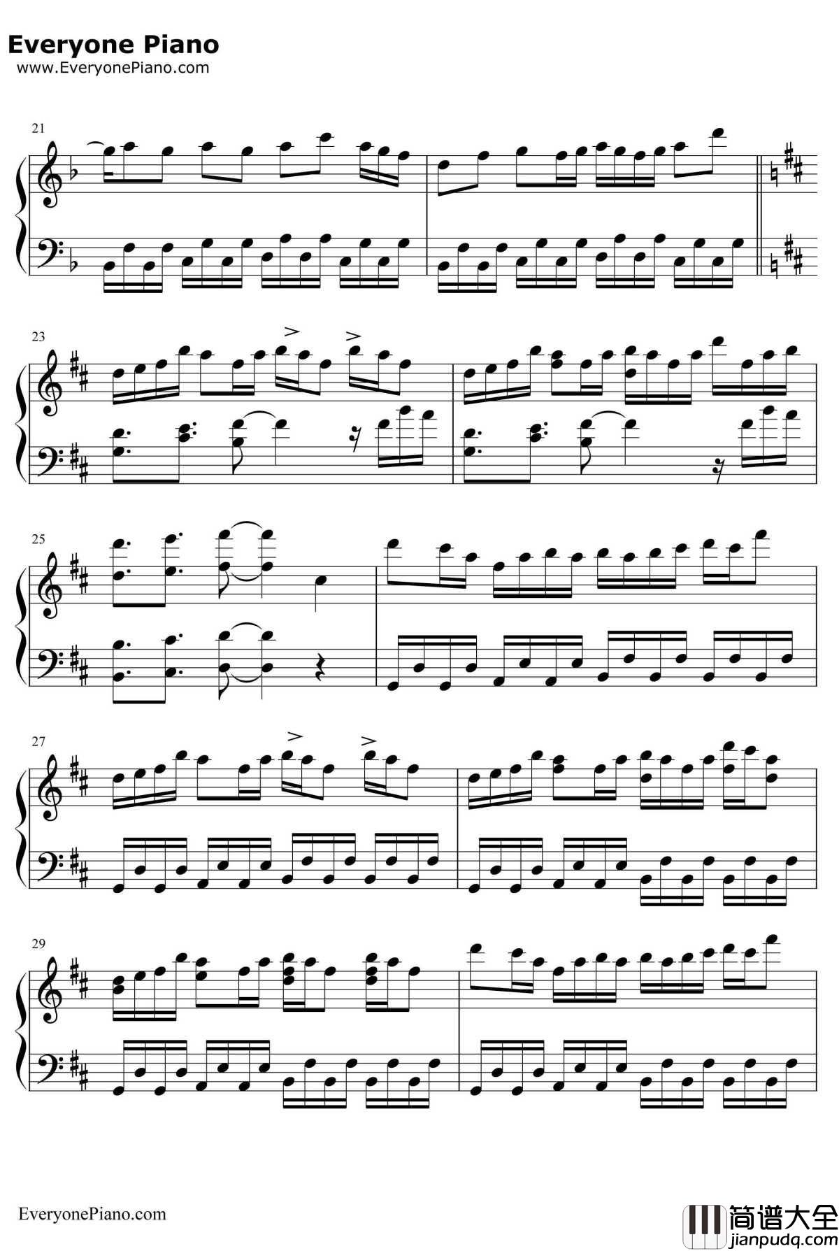 嘘の火花钢琴谱_96猫_人渣的本愿片头曲