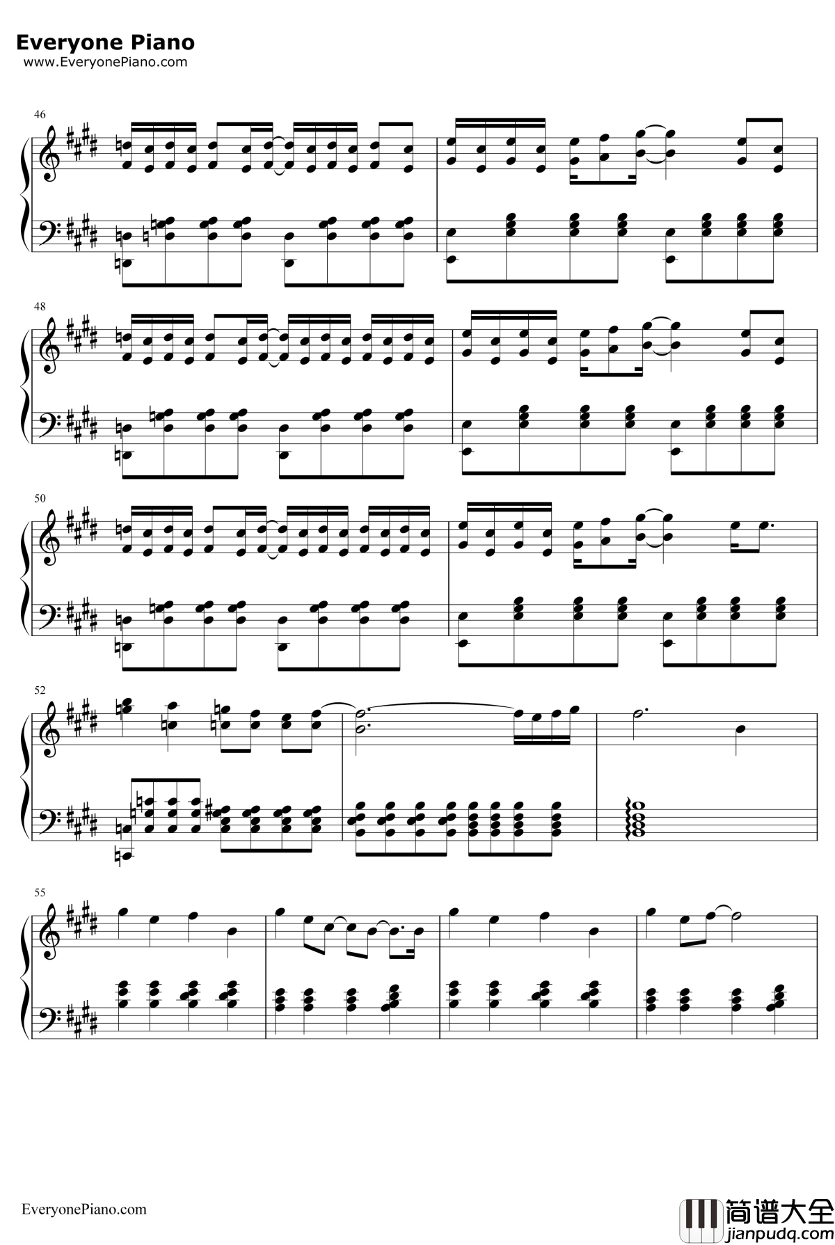 这天钢琴谱_苏打绿