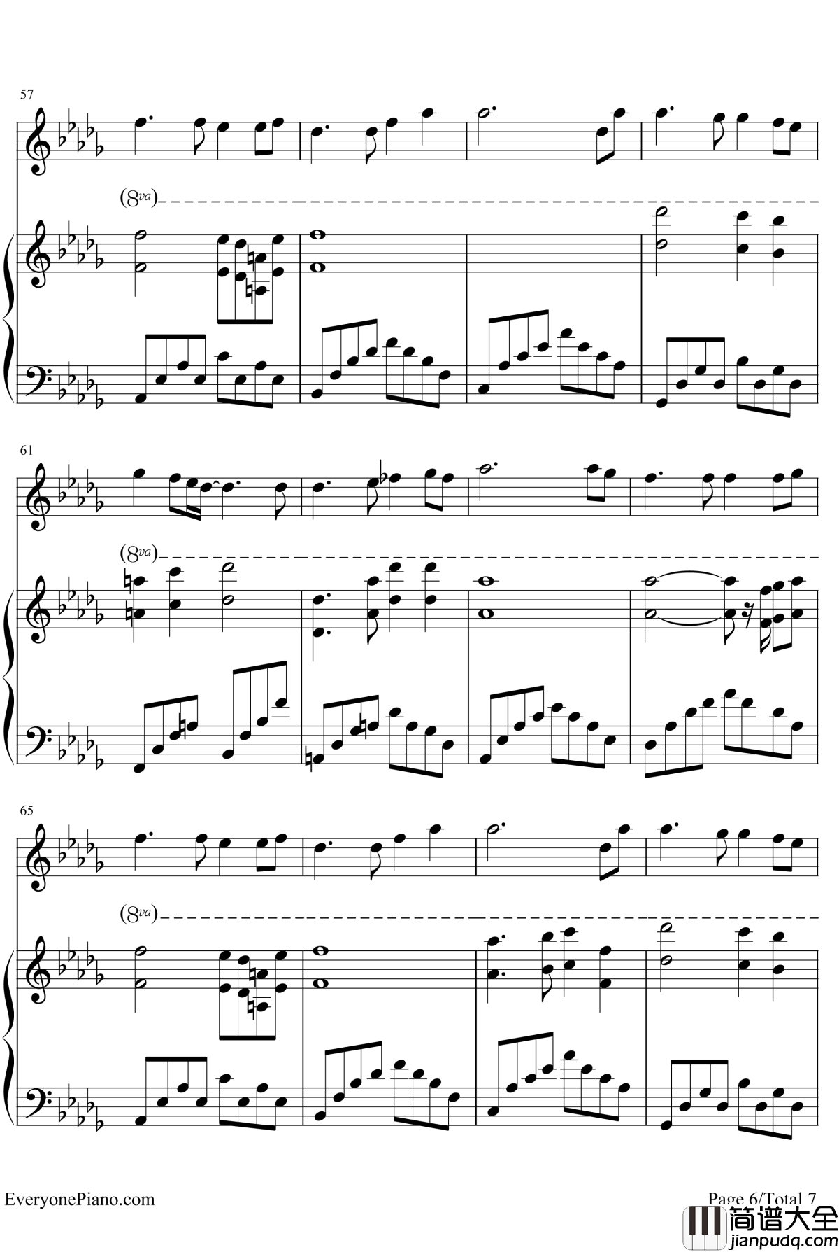 轨迹钢琴谱_周杰伦