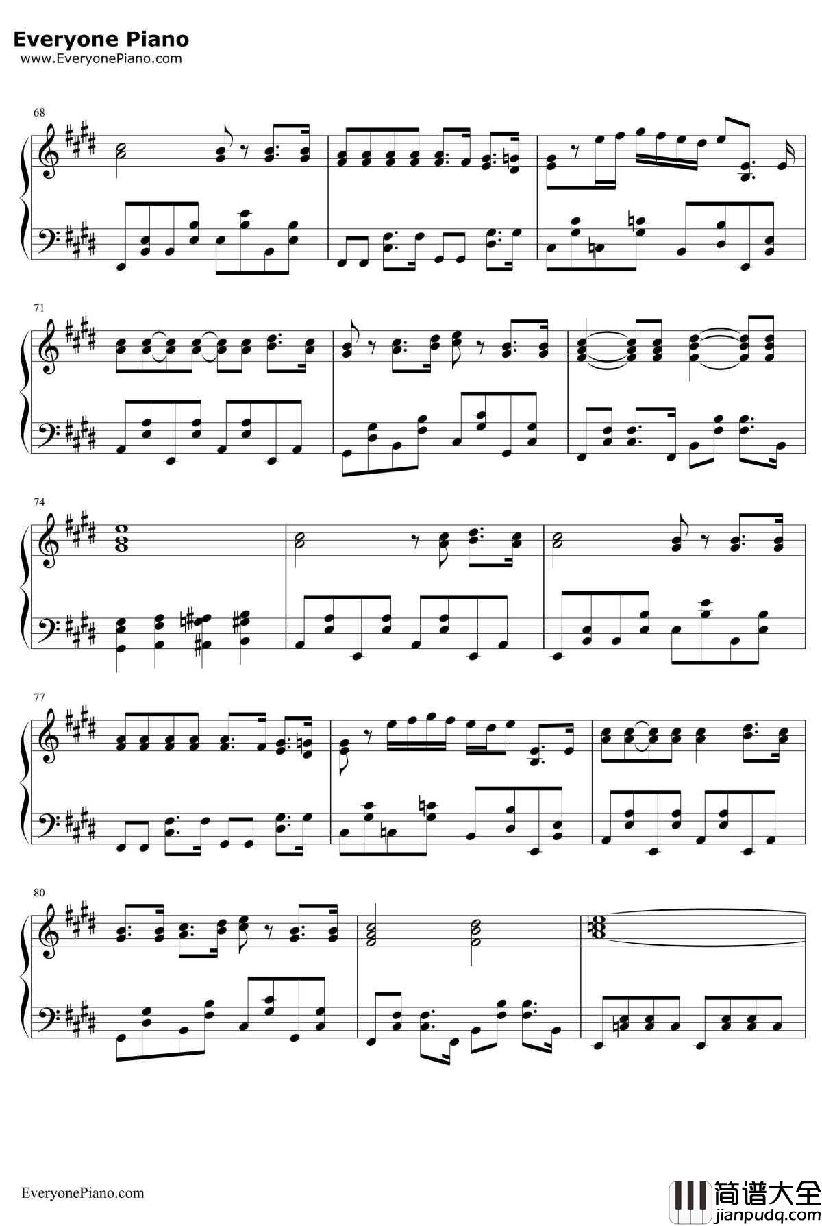 まるかいて地球钢琴谱_浪川大辅_まるかいて地球