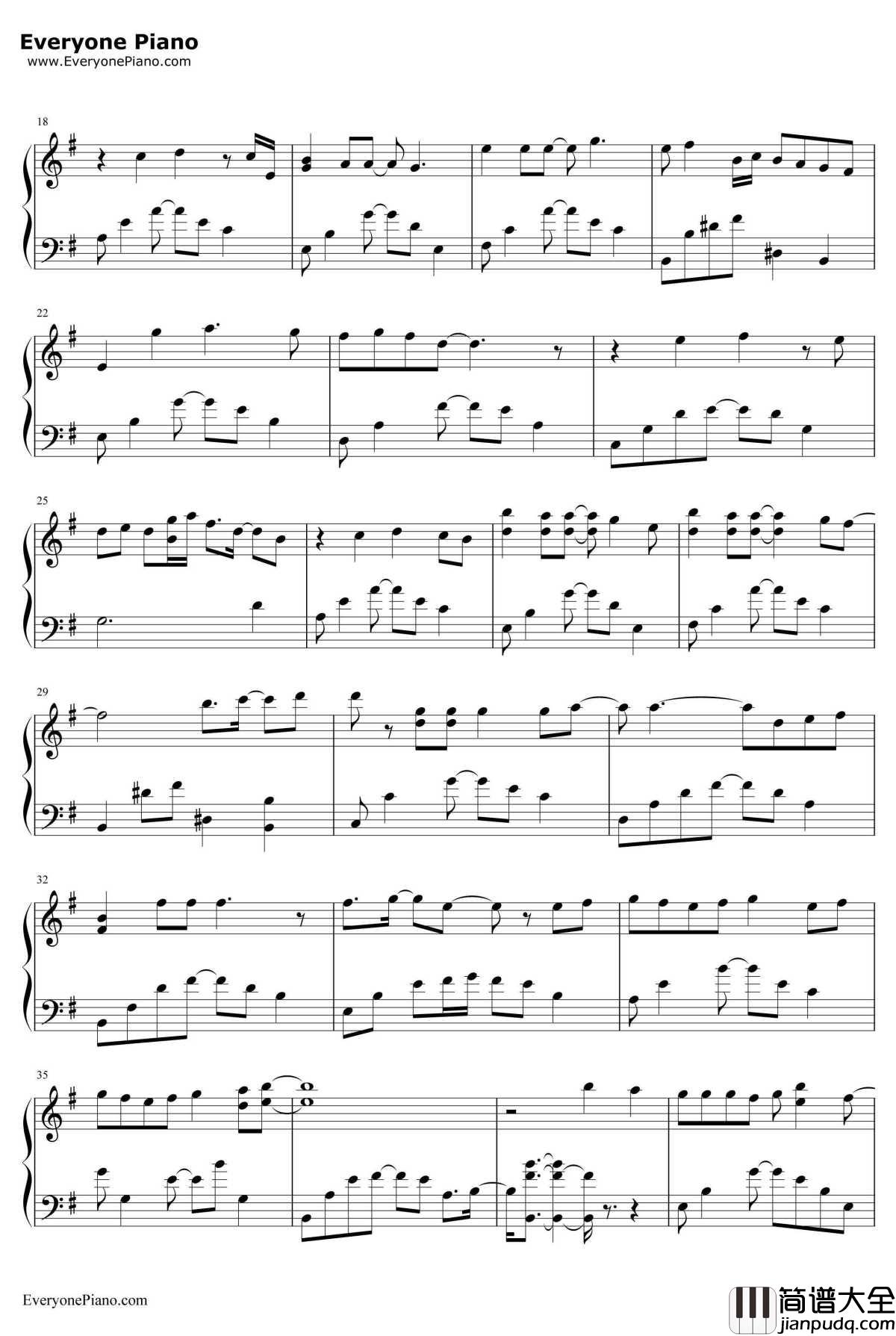 爱囚钢琴谱_庄心妍_