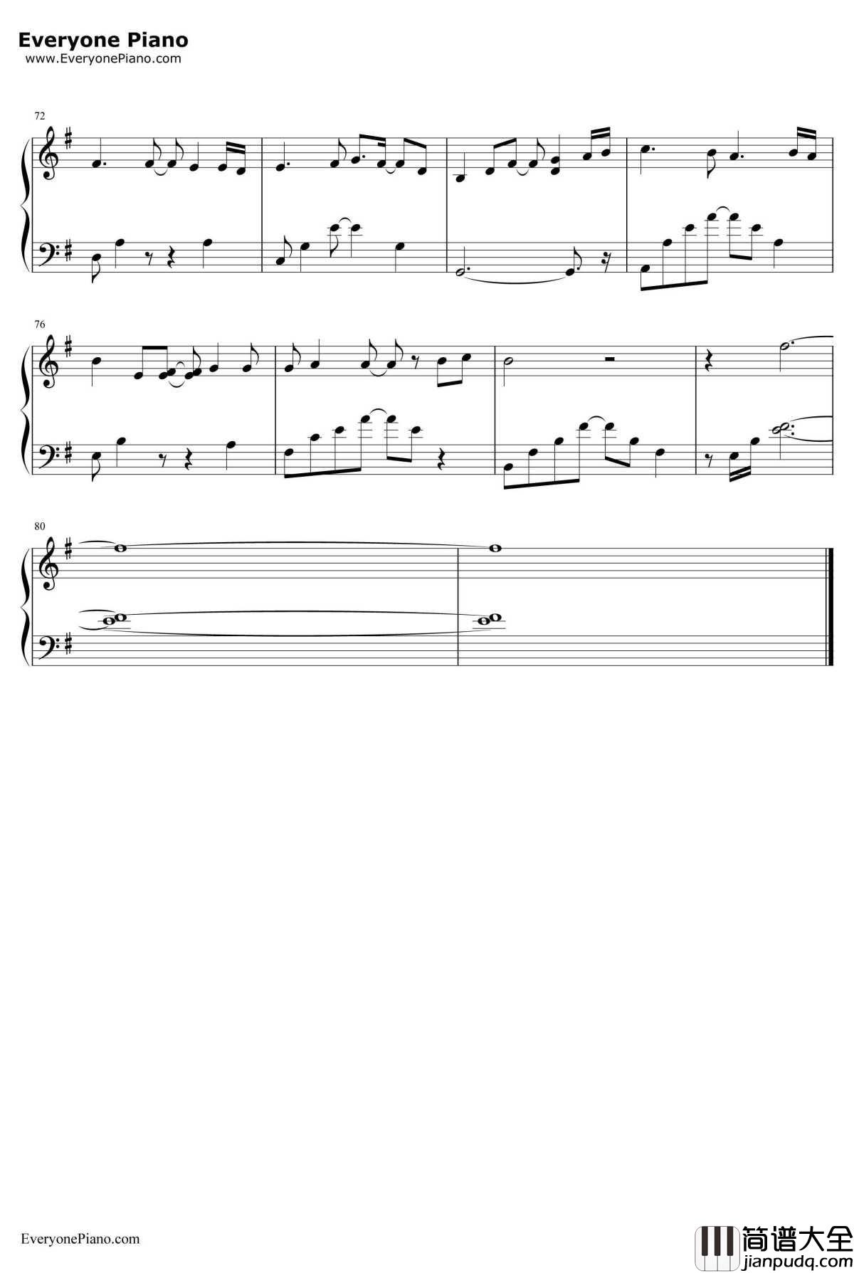 爱囚钢琴谱_庄心妍_