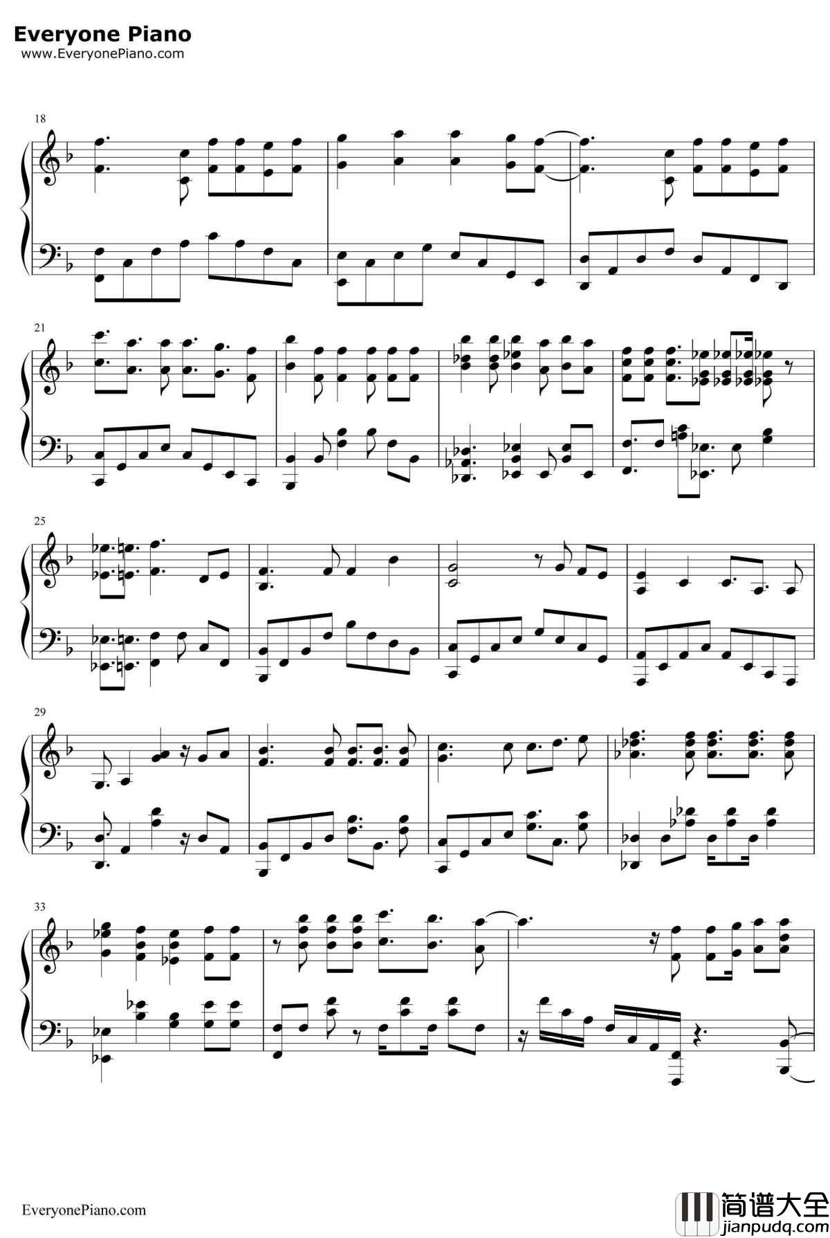 Tomorrow钢琴谱_Machico_为美好的世界献上祝福第二季OP