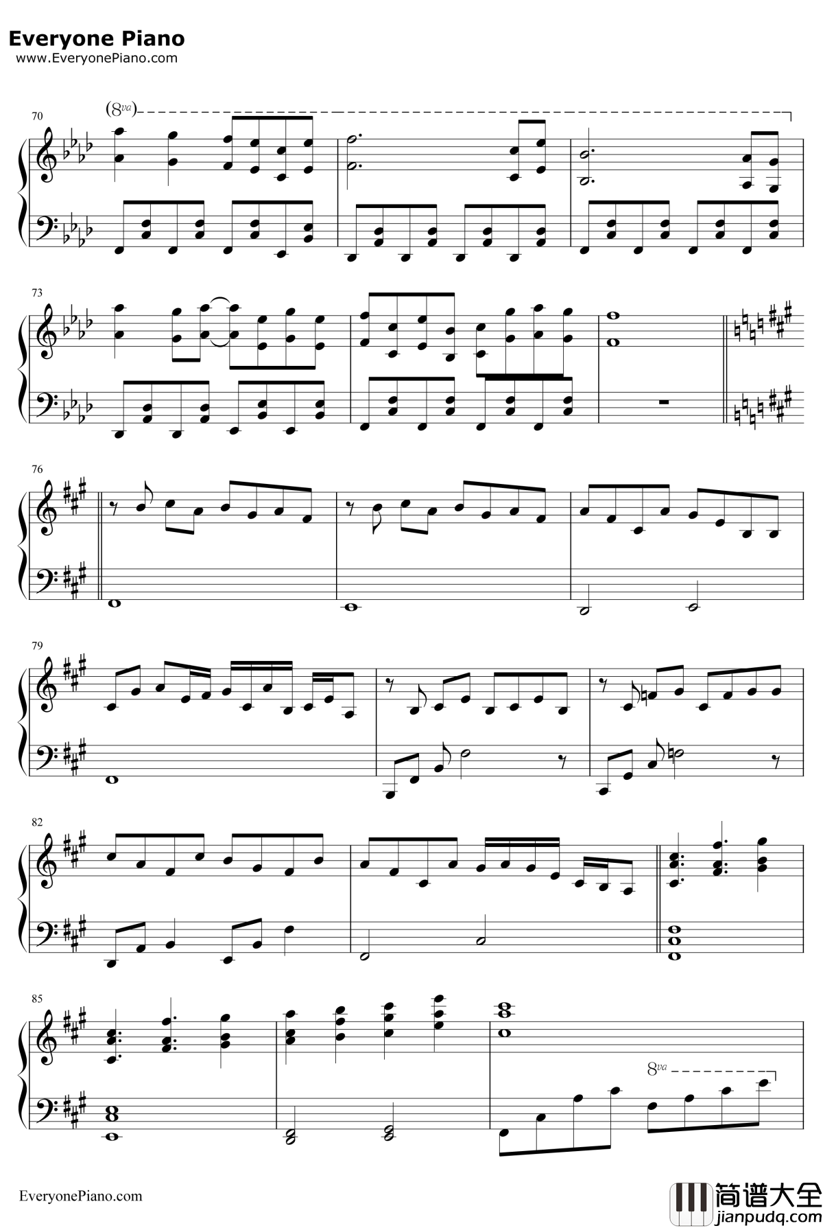 幽雅に咲かせ墨染の桜~BorderofLife钢琴谱_东方Project_幽雅に咲かせ墨染の桜~BorderofLife