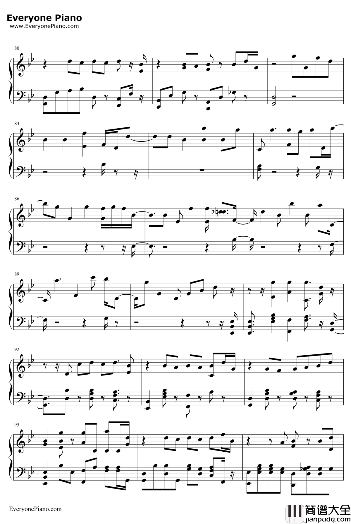 Byte钢琴谱_MartinGarrixBrooks