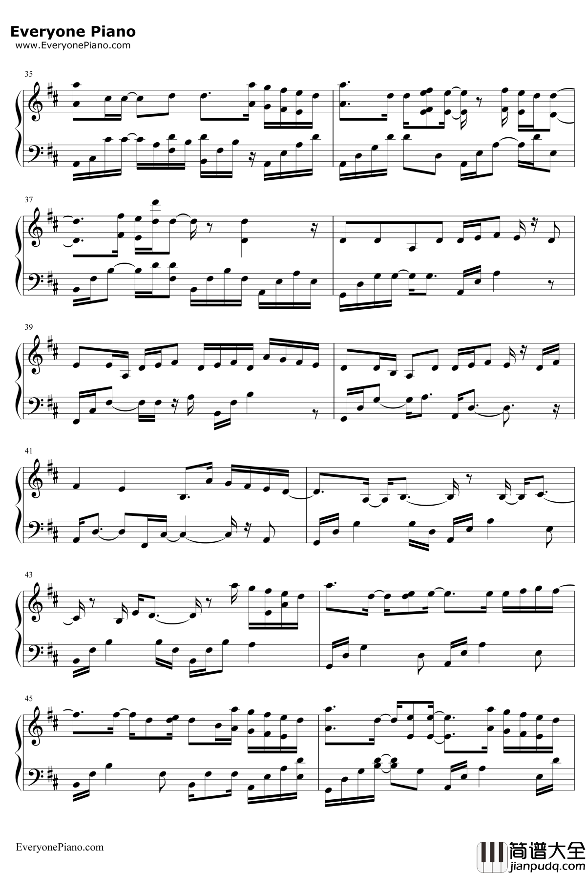 I_Wanted_You钢琴谱_InaWroldsen