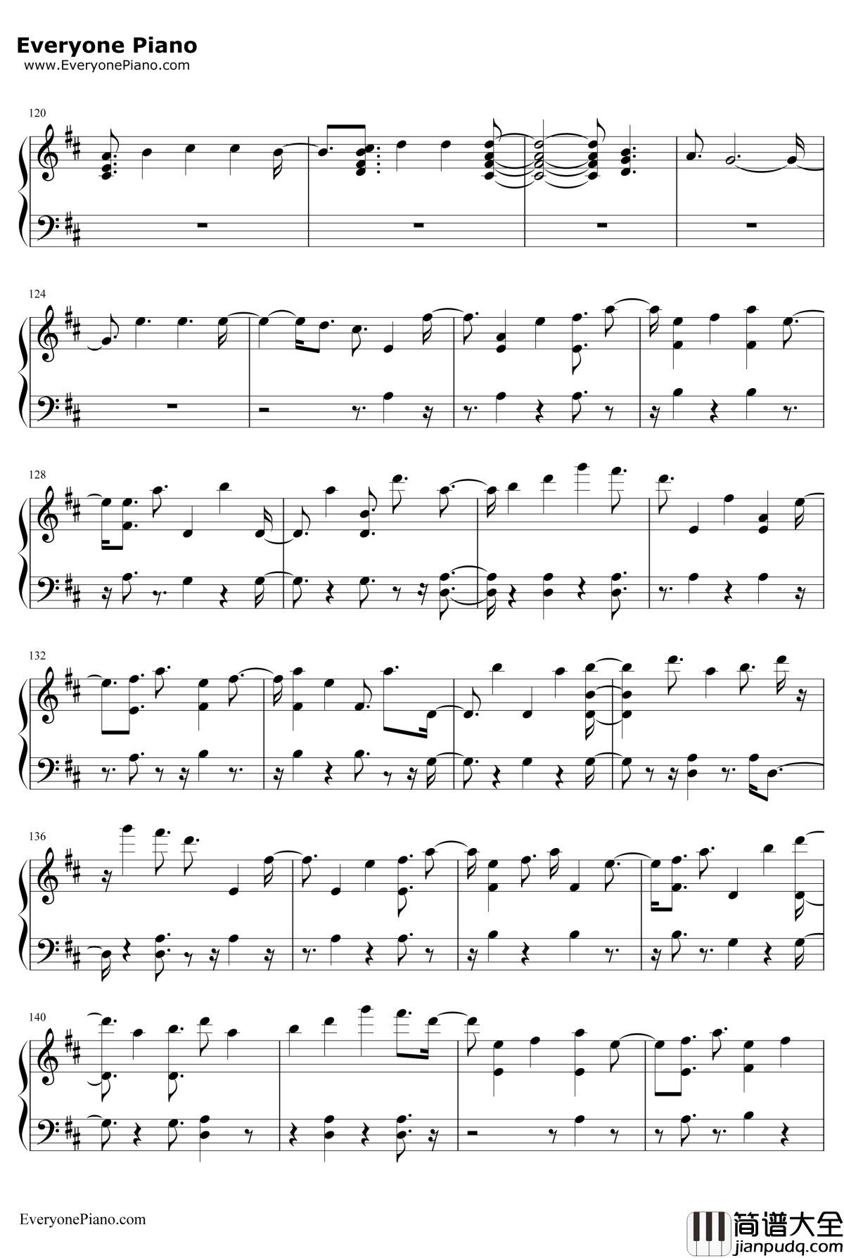 All_My_Love钢琴谱_CashCashftConorMaynard