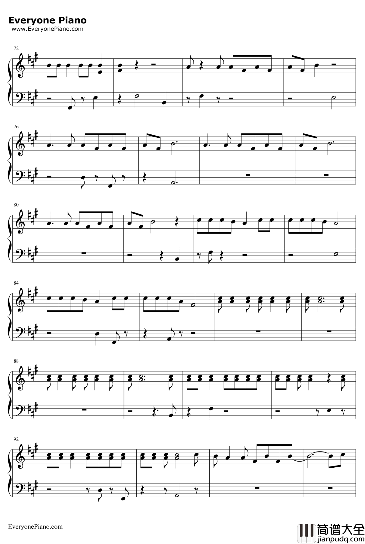 ALie钢琴谱_FrenchMontanaft.TheWeekndMaxB