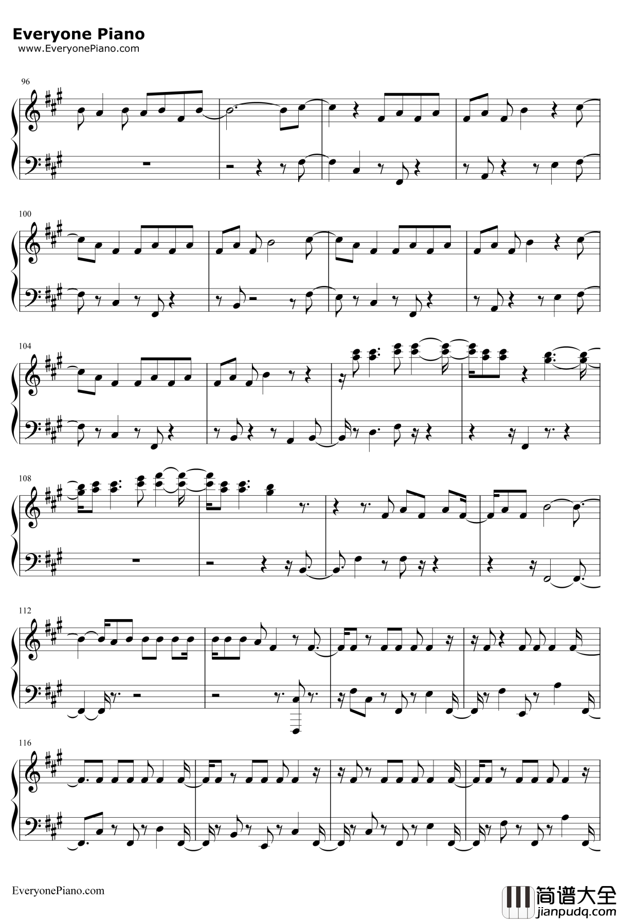 ALie钢琴谱_FrenchMontanaft.TheWeekndMaxB