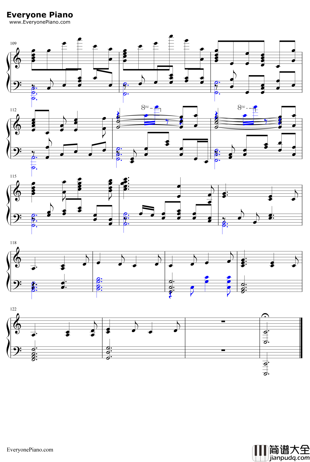 ちいさな冒険者钢琴谱_雨宫天高桥李依茅野爱衣_为美好的世界献上祝福ED