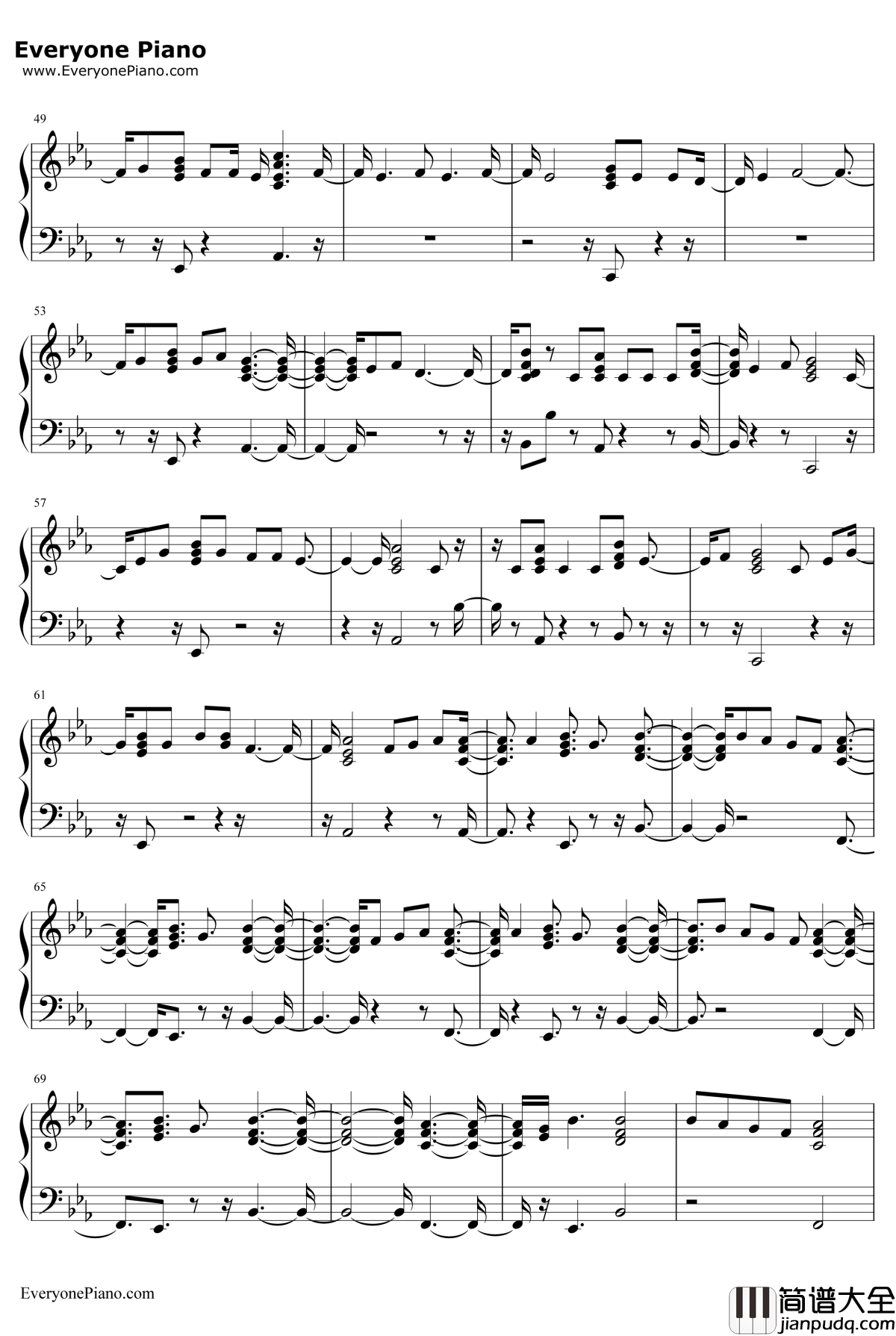 Disconnect钢琴谱_CleanBanditftMarina