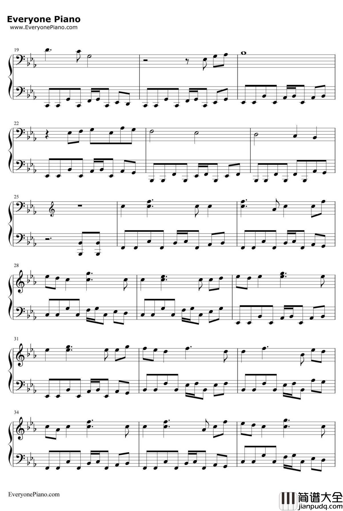 Immortal钢琴谱_ThomasBergersen