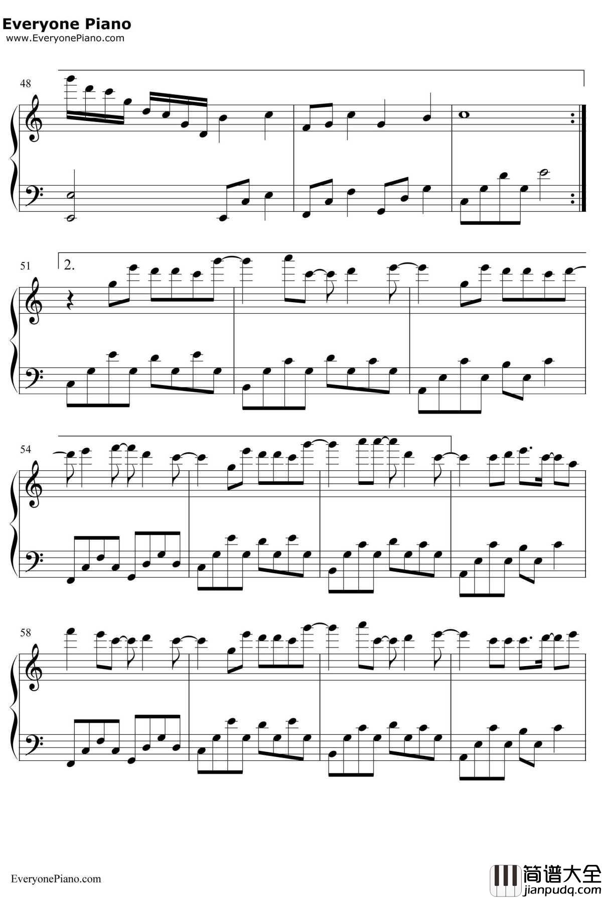 Good_Bye_My_Love钢琴谱_何俊明_放羊的星星OST