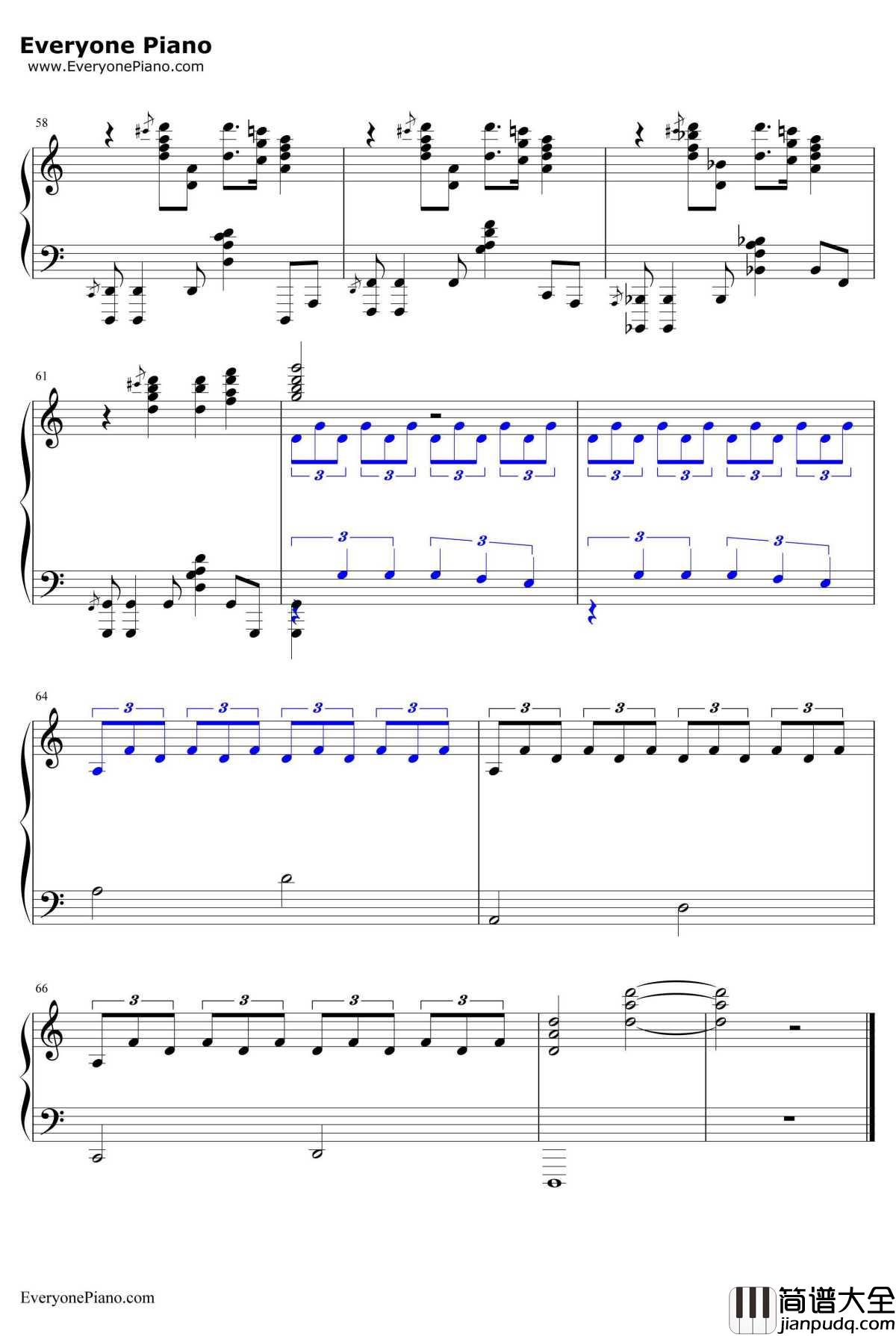 The_Arrival_Of_Kai钢琴谱_HansZimmer_功夫熊猫3天煞主题曲