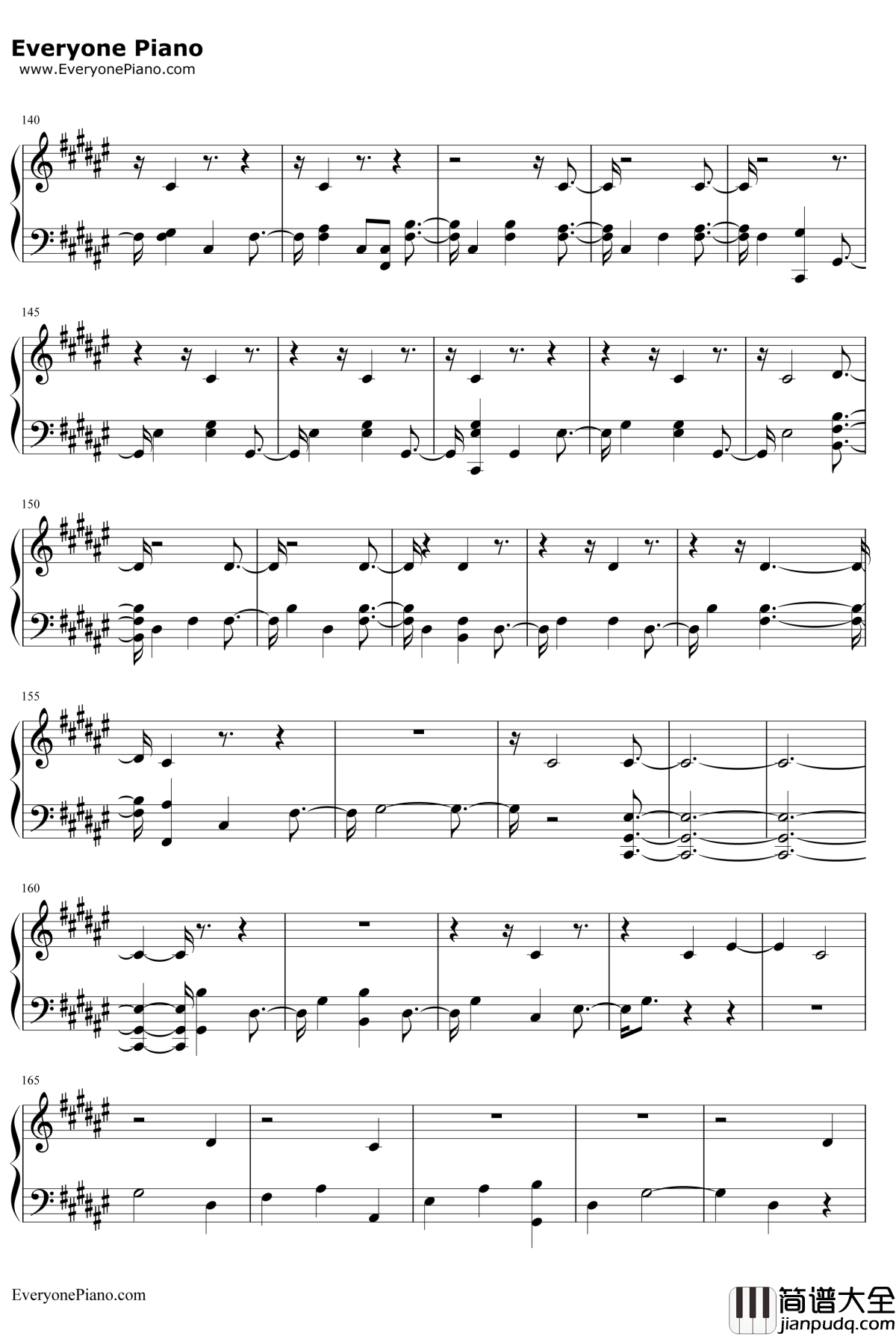 Miracles_Some_one_Special钢琴谱_ColdplayftBigSean