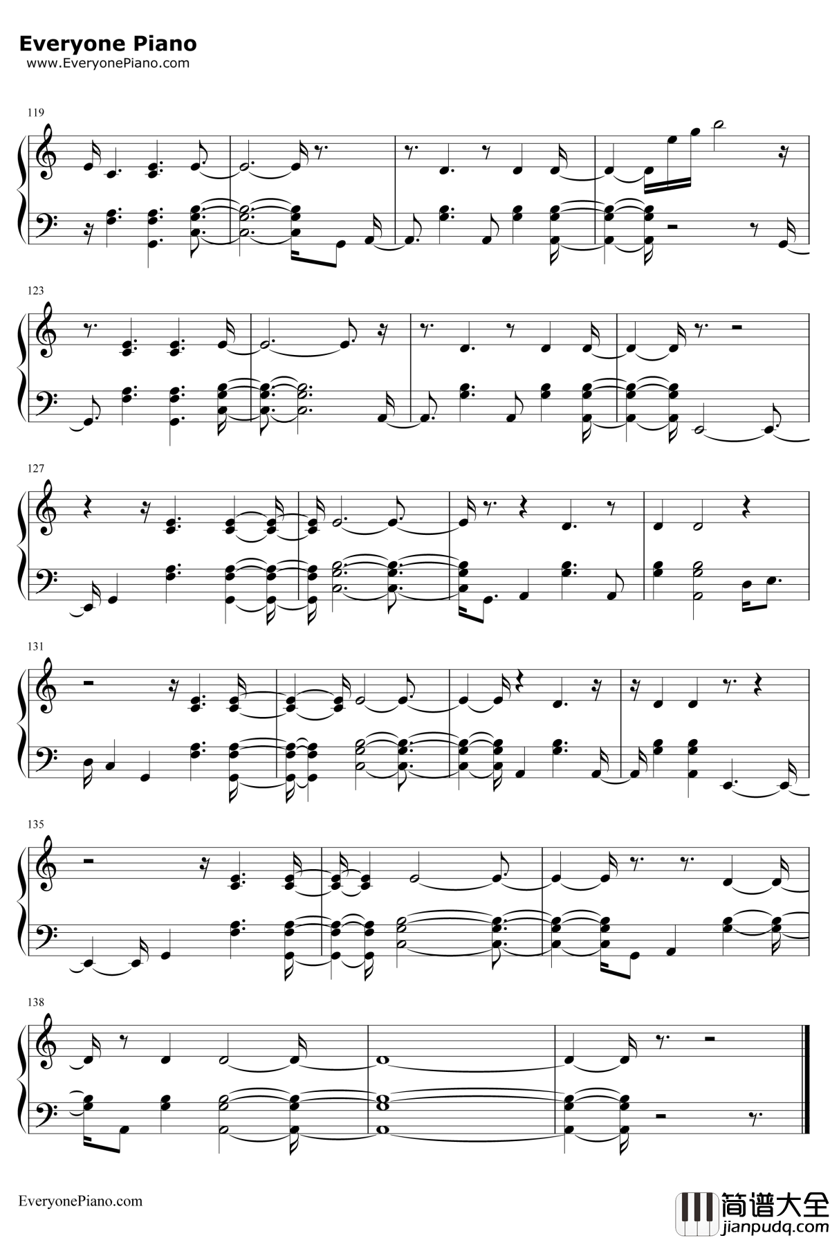 Prayers_Up钢琴谱_CalvinHarris