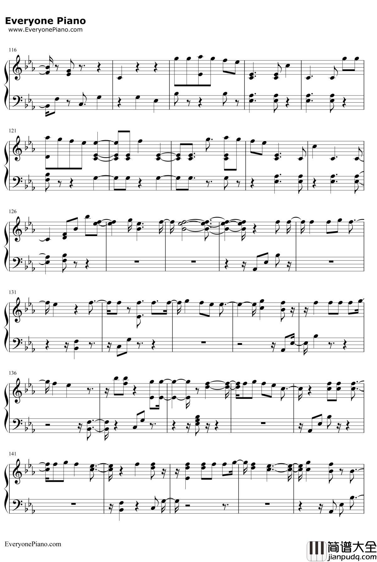 First_Time钢琴谱_KygoandEllieGoulding