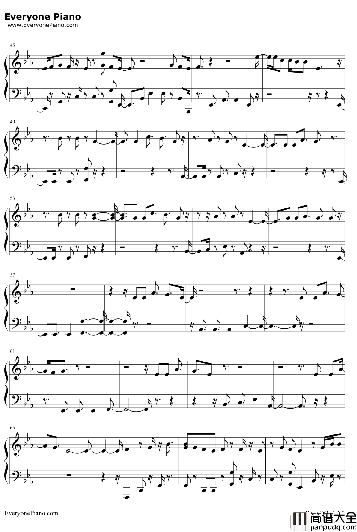 Hard_Times钢琴谱_Paramore