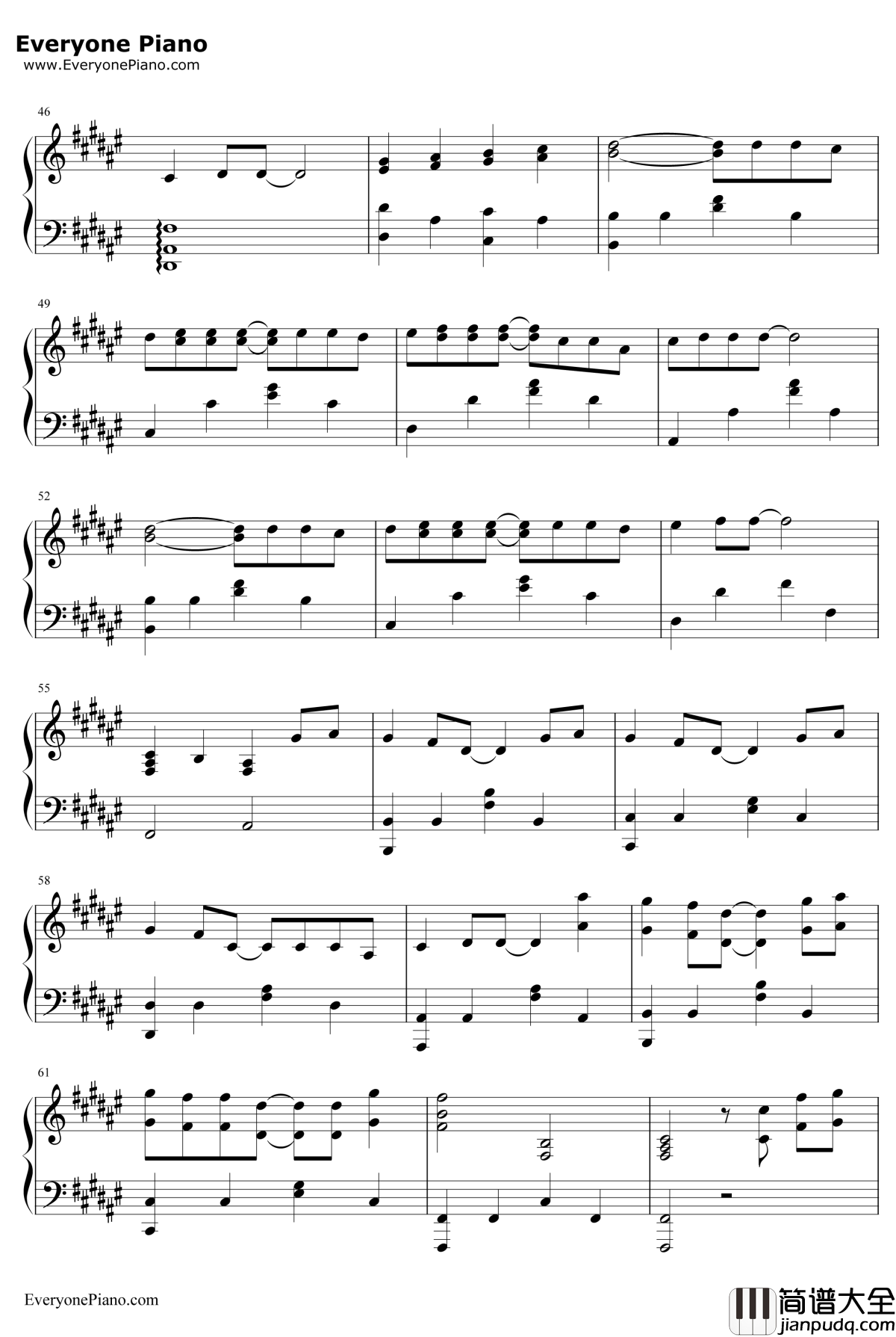 secret_base~你给我的所有~钢琴谱_ZONE_secretbase