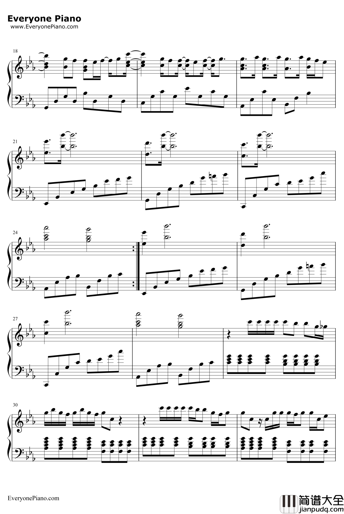 To_Be_Human钢琴谱_Sia_神奇女侠插曲