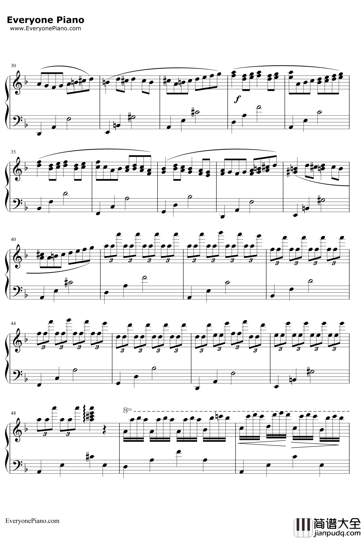 伤心的人不要弹卡农钢琴谱_张凯