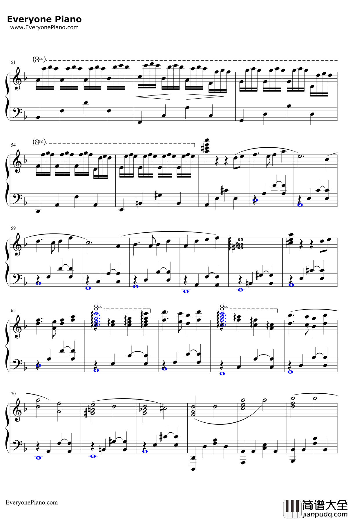 伤心的人不要弹卡农钢琴谱_张凯