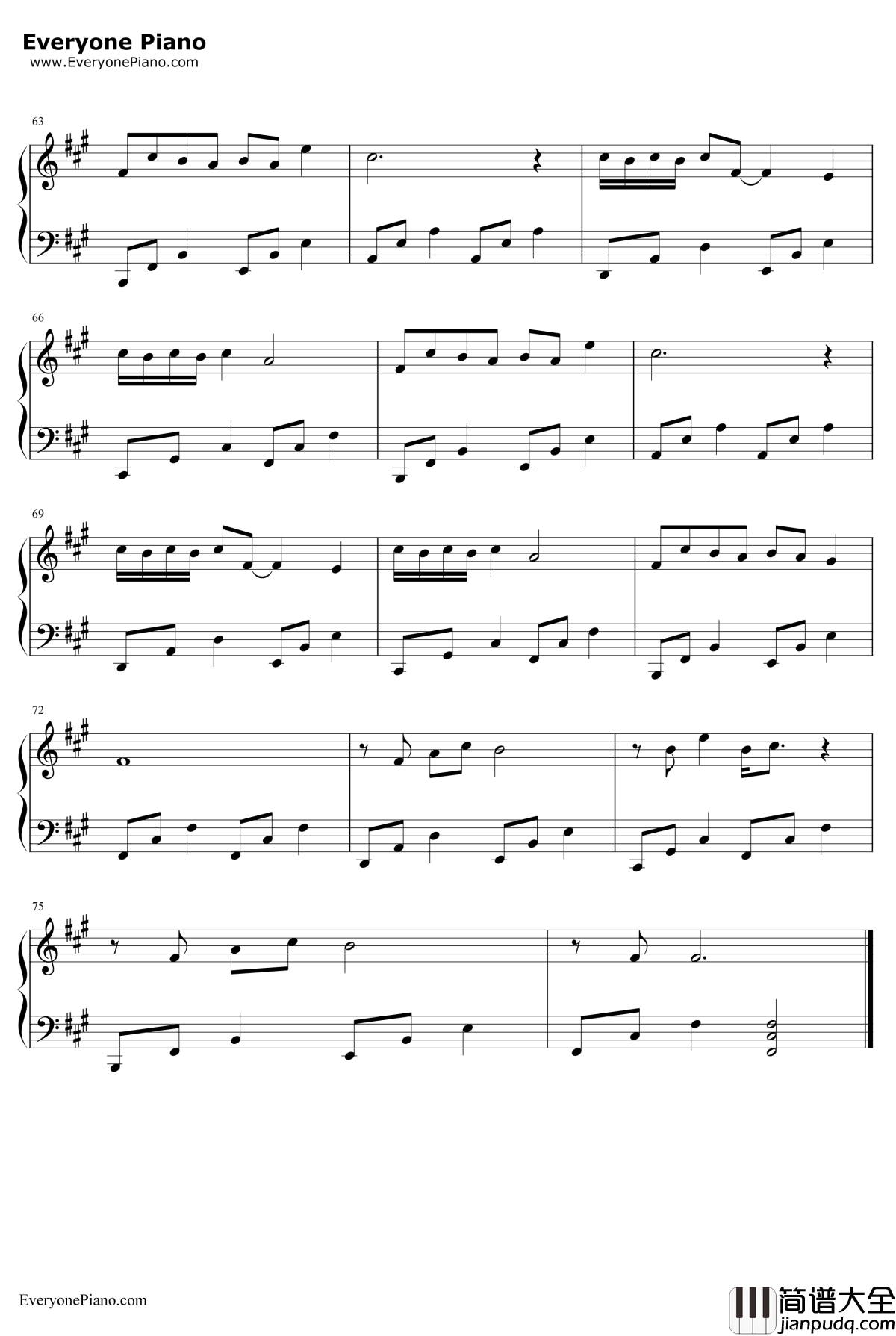 风去云不回钢琴谱_吴京