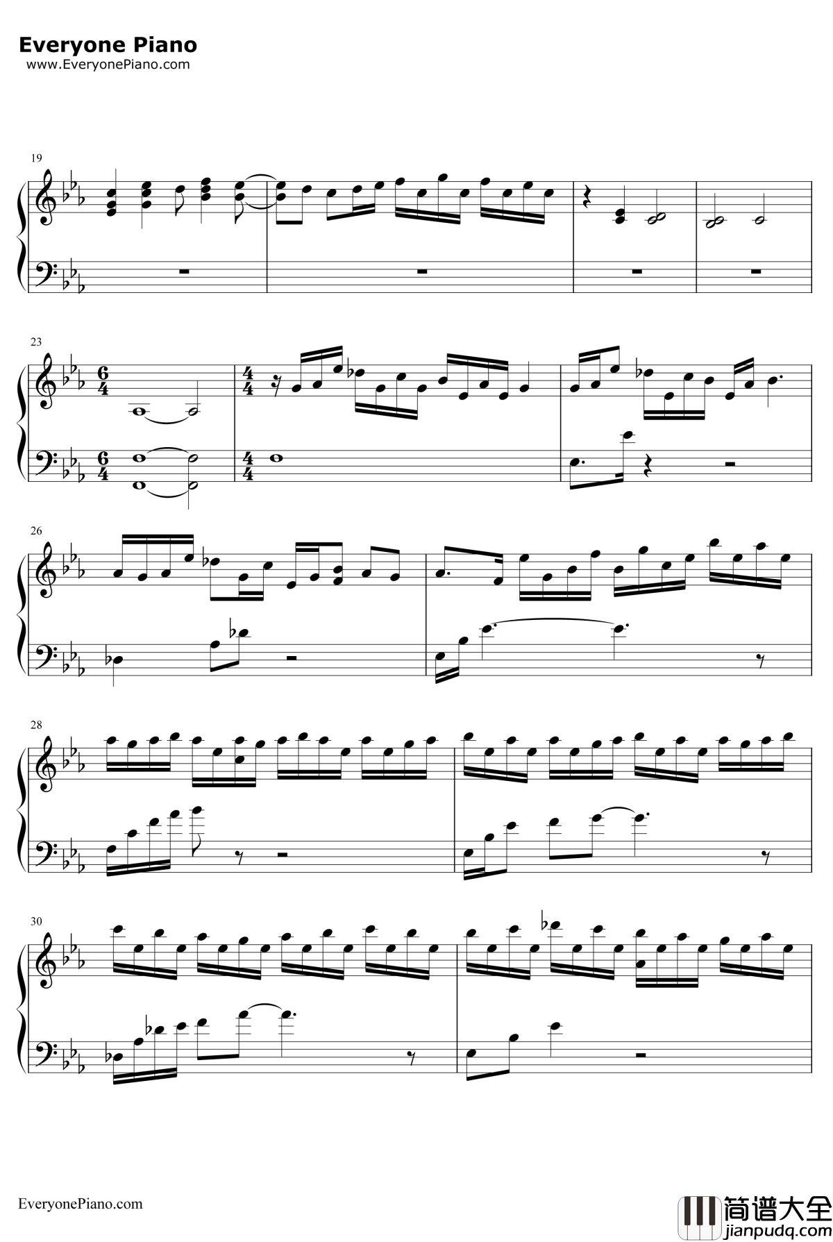 Pianoforte钢琴谱_泽野弘之_AdLibII_罪恶王冠OST