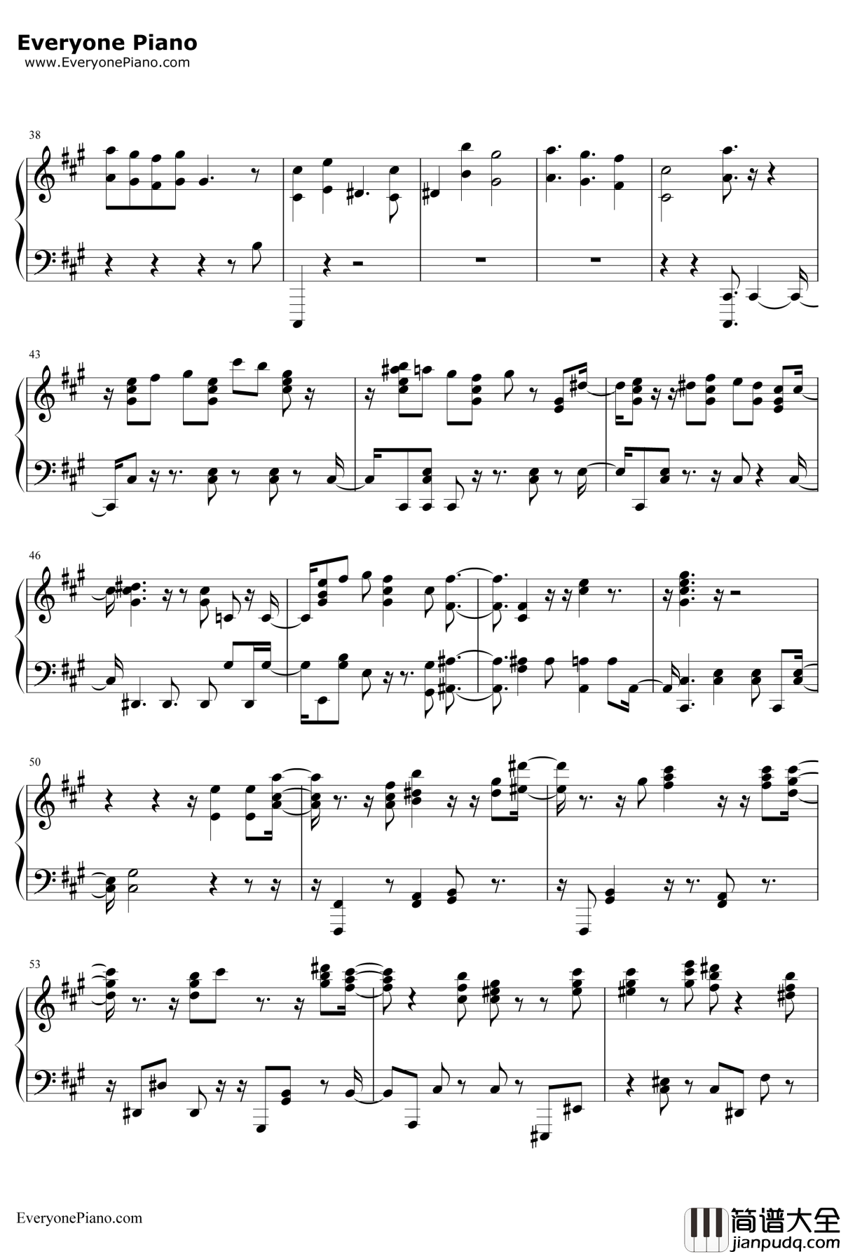 英雄運命の詩钢琴谱_EGOIST_FateApocryphaOP