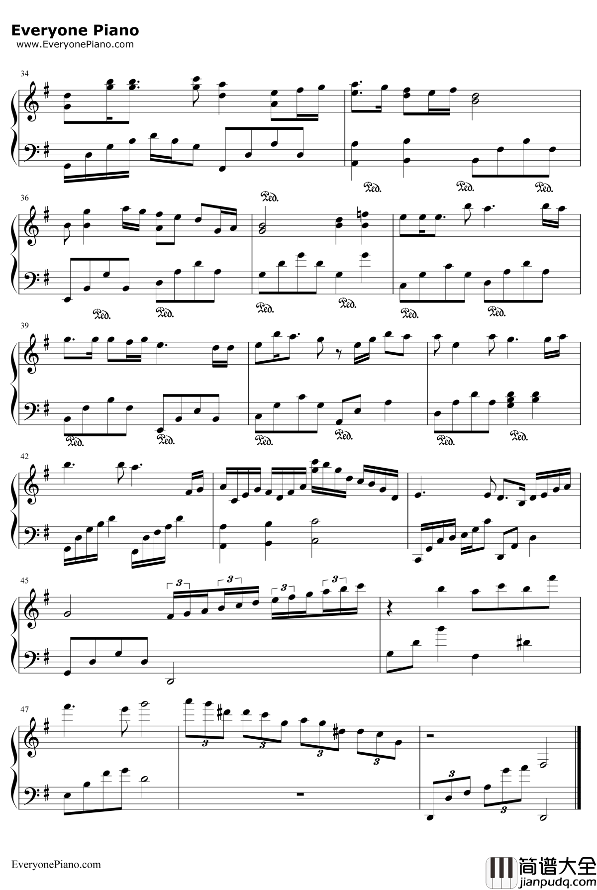 以后的以后钢琴谱_庄心研