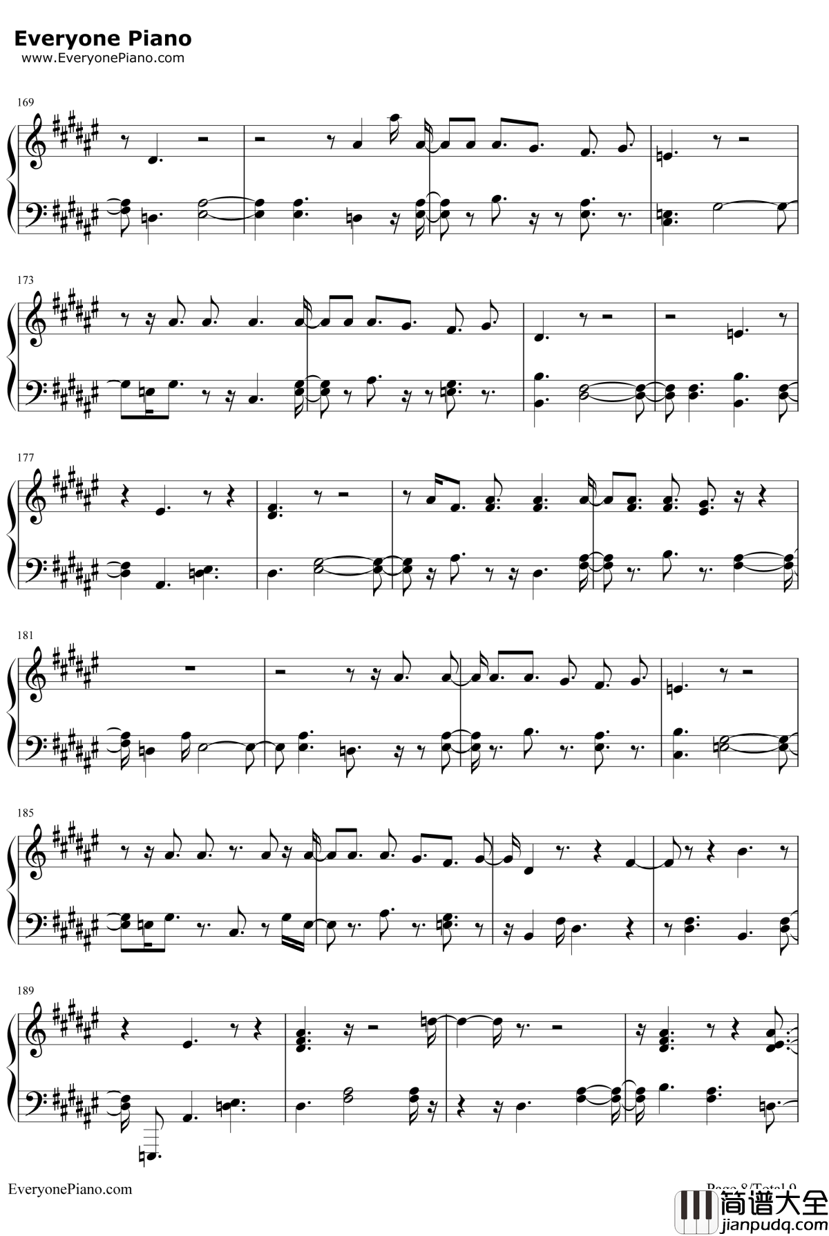 Summer_Bummer钢琴谱_LanaDelRey