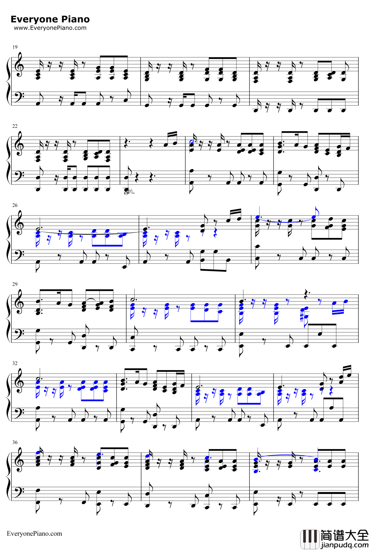 The_Shaping_of_the_World钢琴谱_JasonHayes_魔兽世界游戏原声