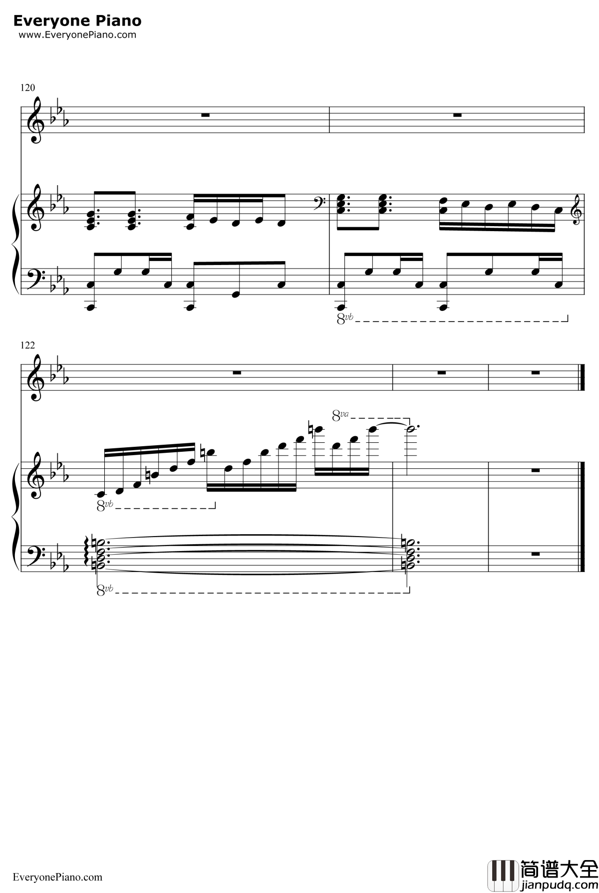 我要我们在一起钢琴谱__邓紫棋