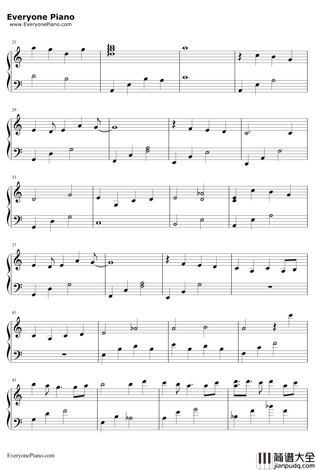 我的一个道姑朋友钢琴谱_三个糙汉一个软妹组_剑网3剧情歌