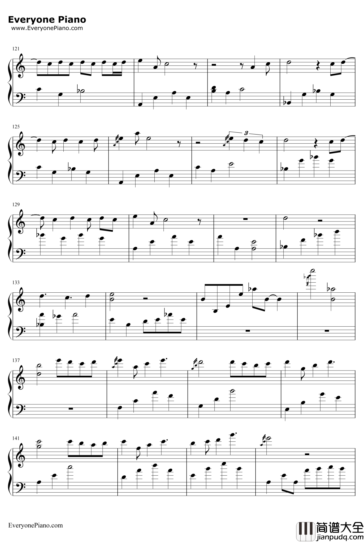 我的一个道姑朋友钢琴谱_三个糙汉一个软妹组_剑网3剧情歌