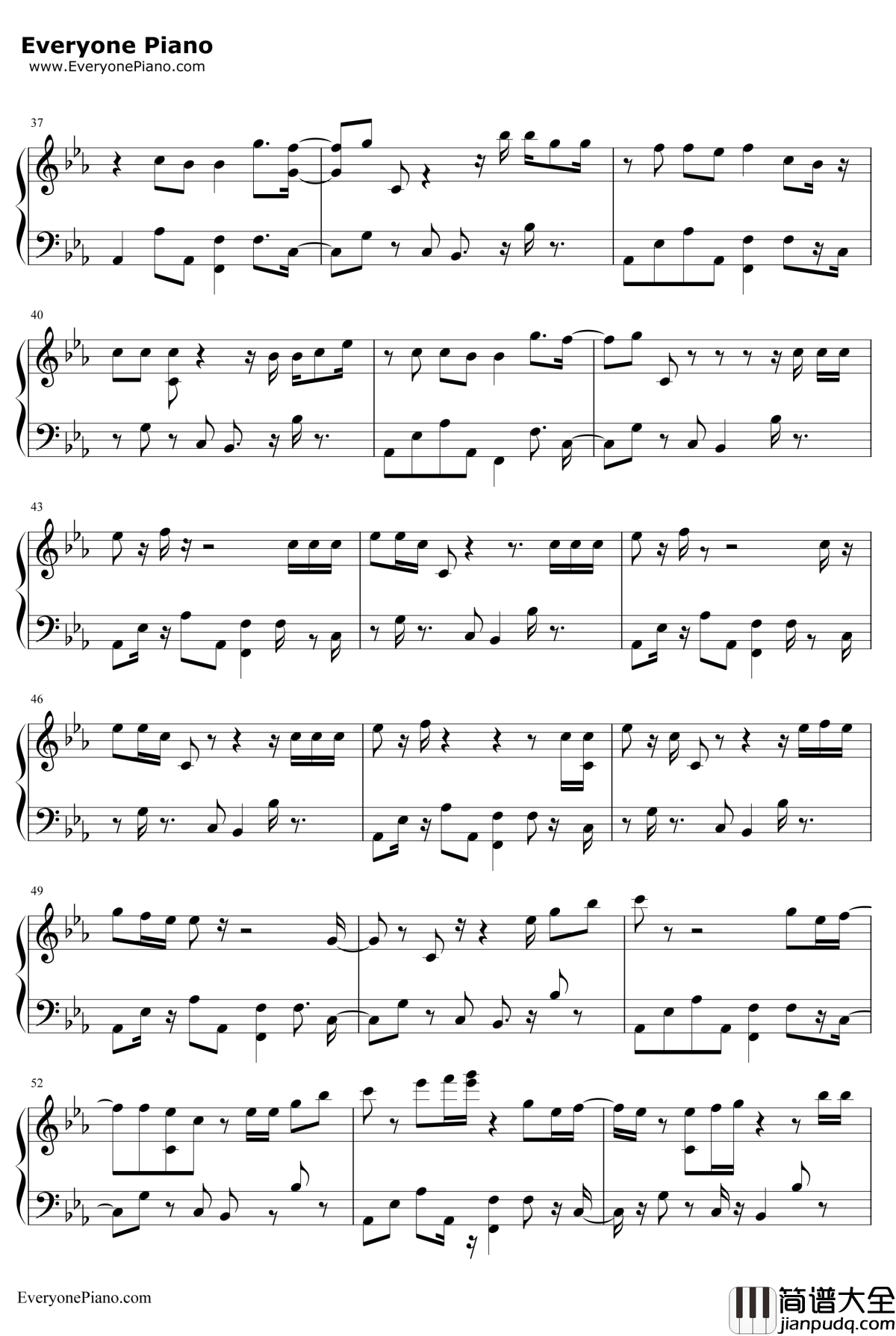 Chillin'_Like_a_Villain钢琴谱_SofiaCarsonCameronBoyceBoobooStewartMitchellHope_后裔2OST