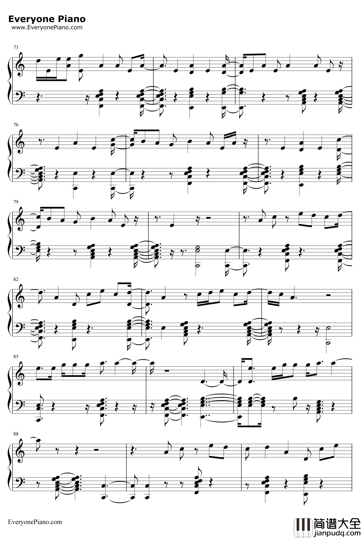 Loyalty钢琴谱_KendrickLamarRihanna