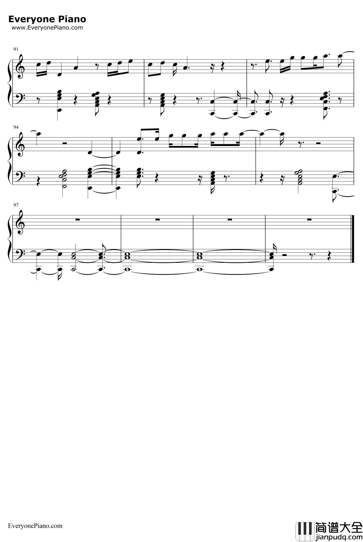 Loyalty钢琴谱_KendrickLamarRihanna