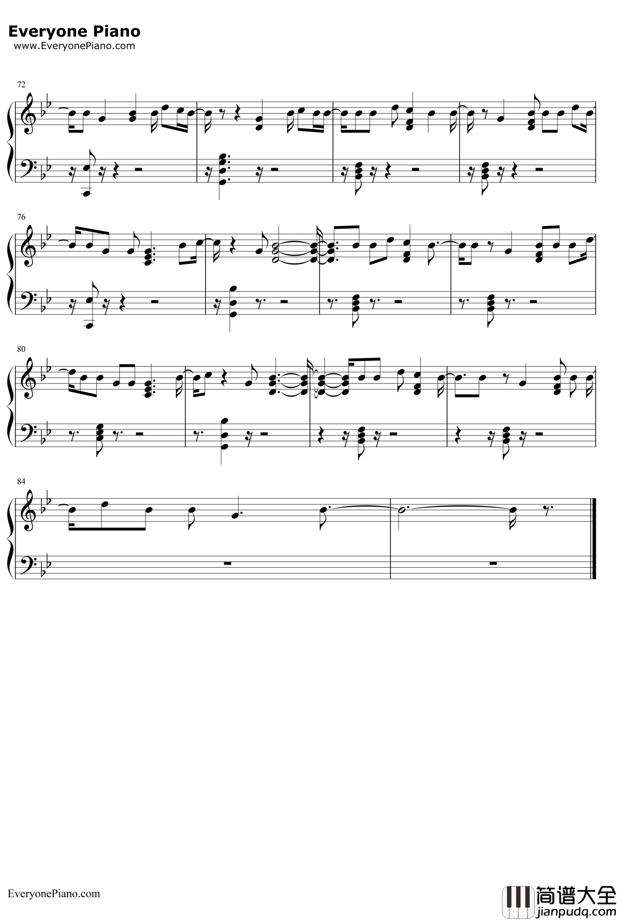 Homemade_Dynamite钢琴谱_Lorde