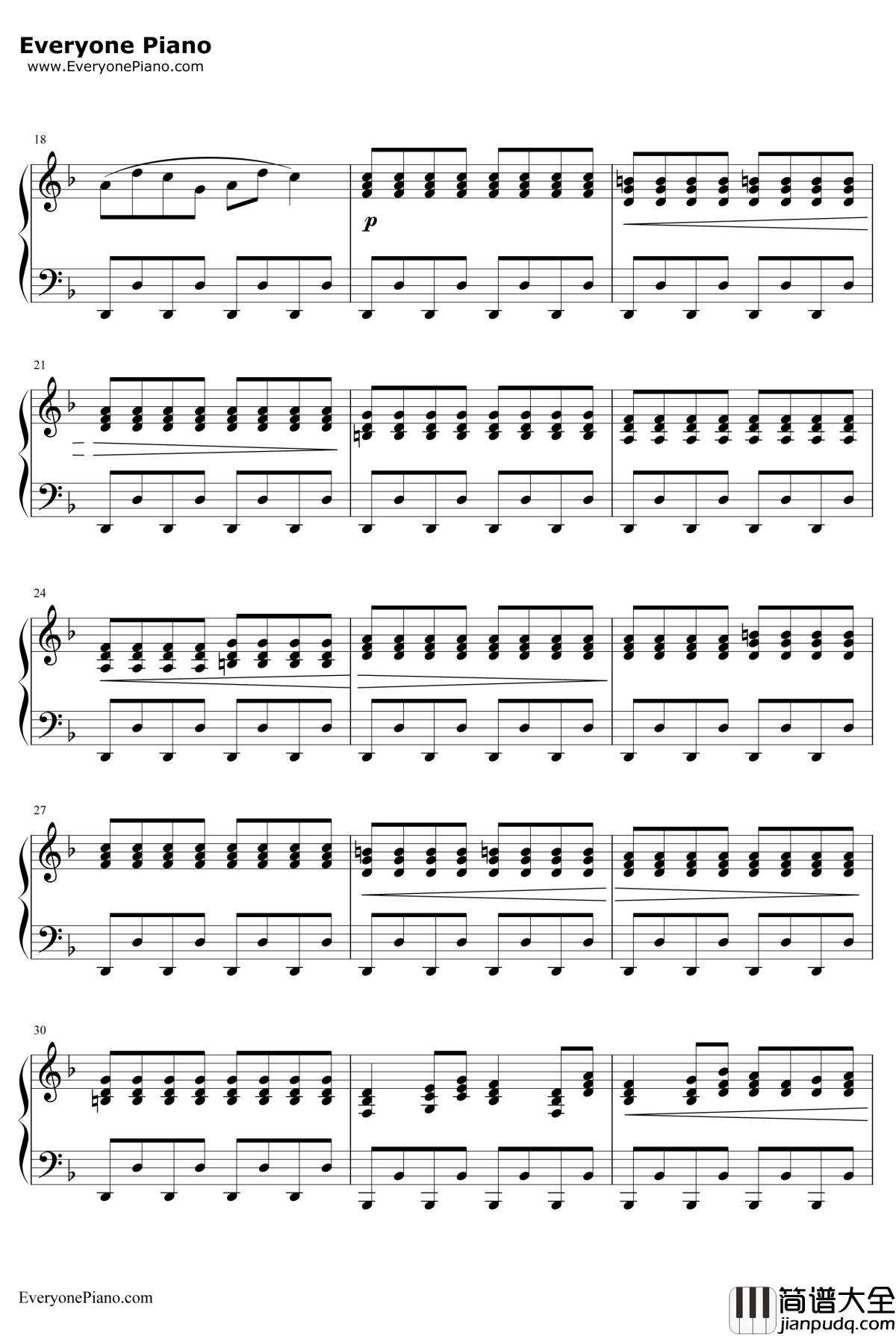 The_Man_With_The_Machine_Gun钢琴谱_植松伸夫_最终幻想ⅧBGM